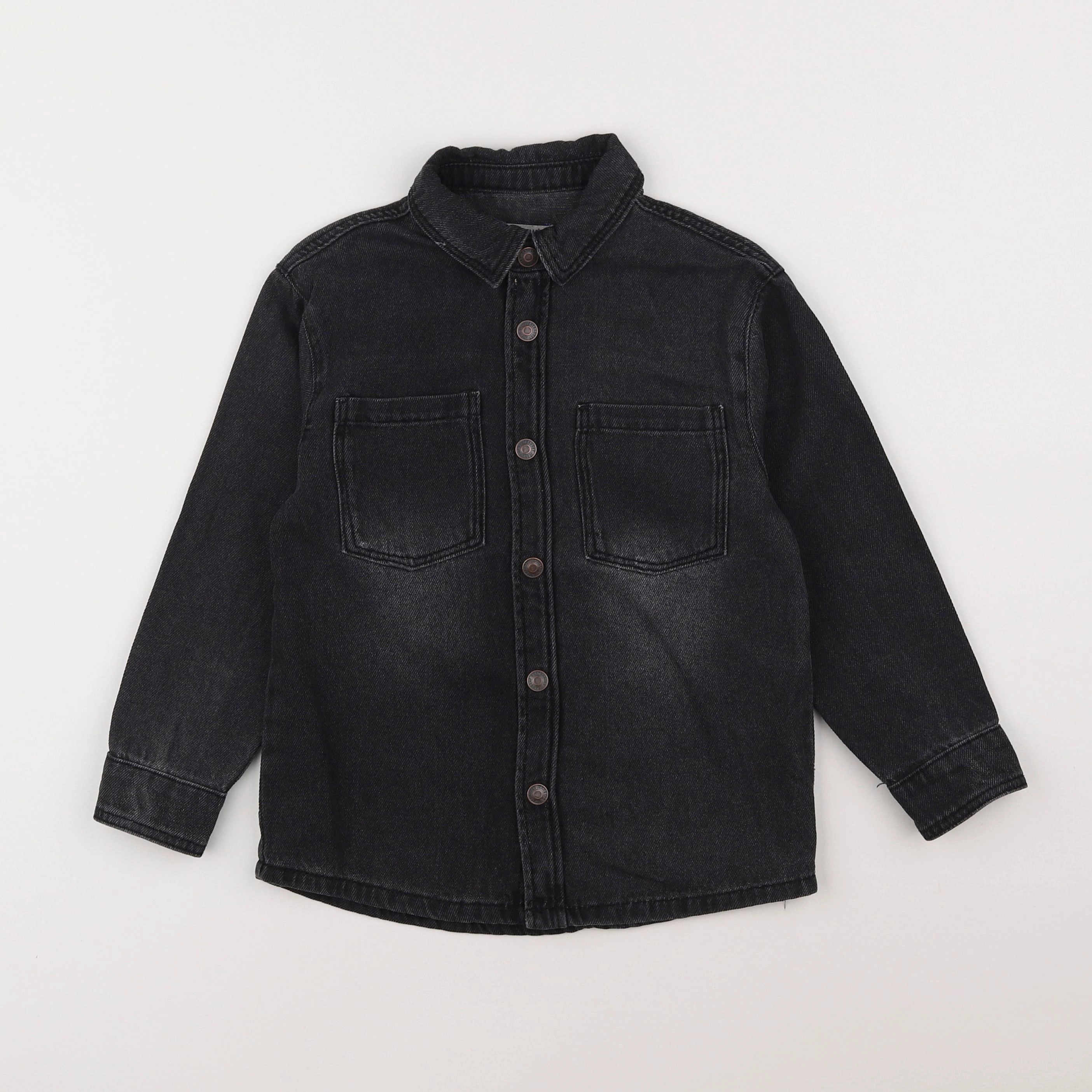 Vertbaudet - chemise noir - 6 ans