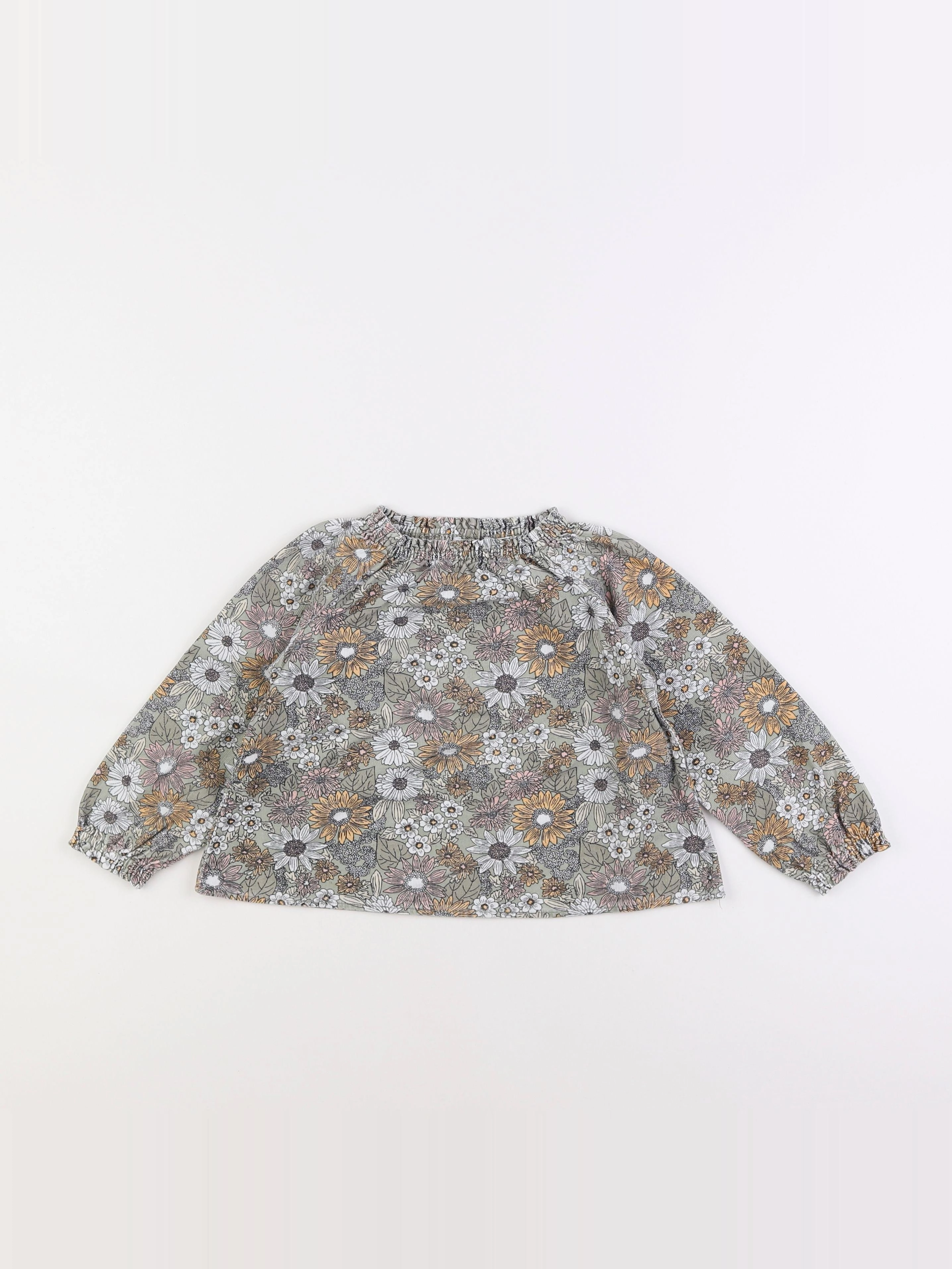 Vertbaudet - blouse vert - 4 ans