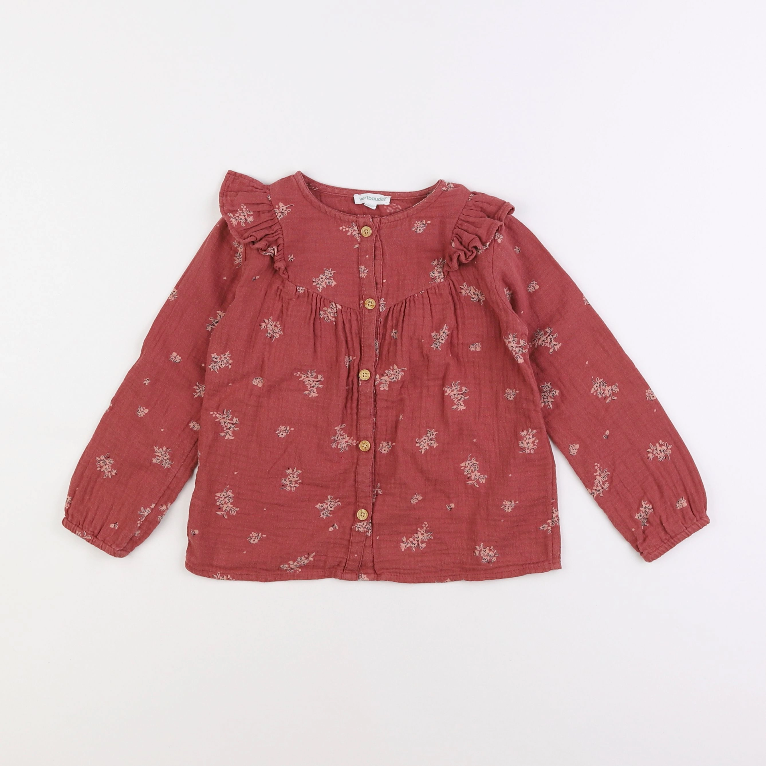 Vertbaudet - blouse rose - 4 ans