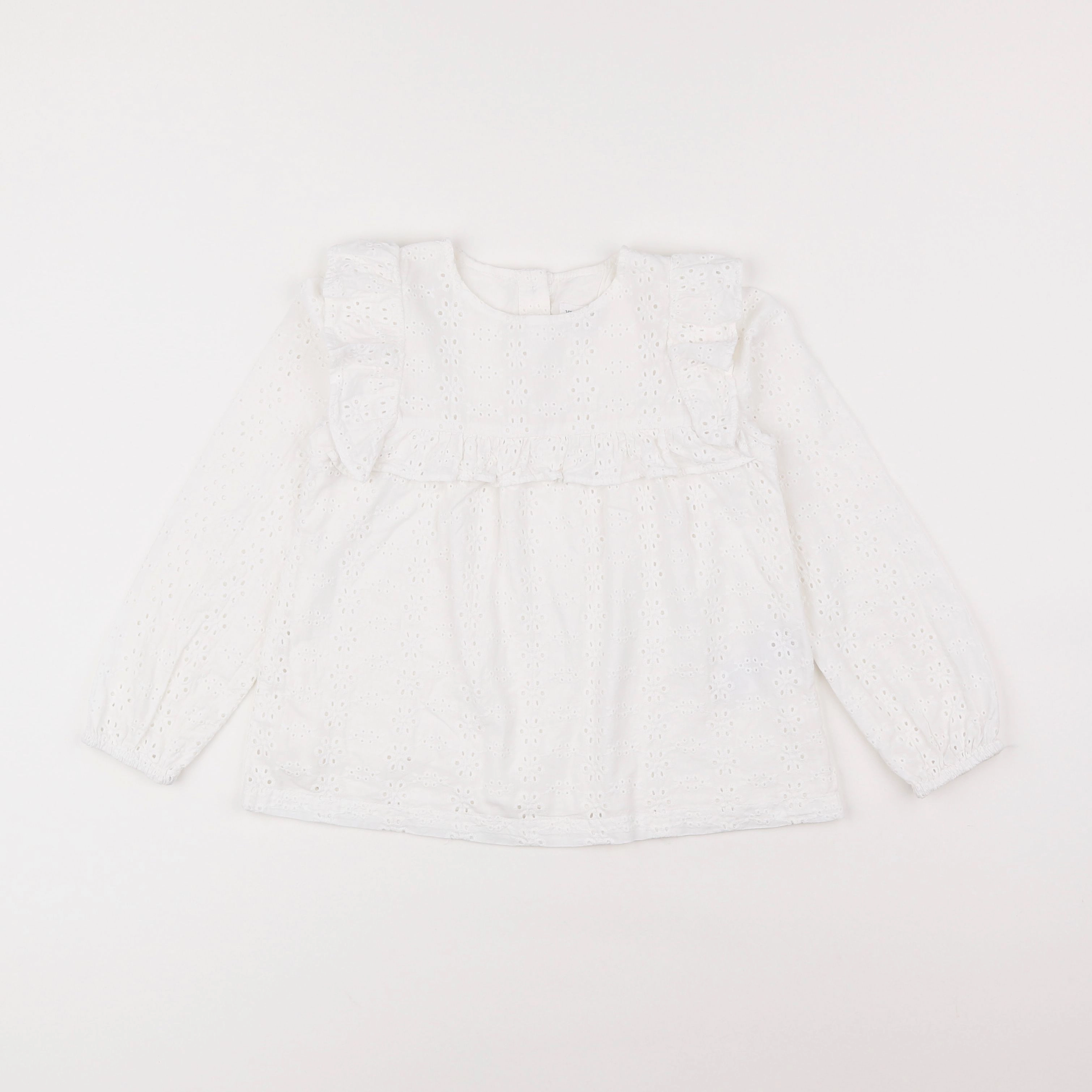 Vertbaudet - blouse blanc - 7 ans