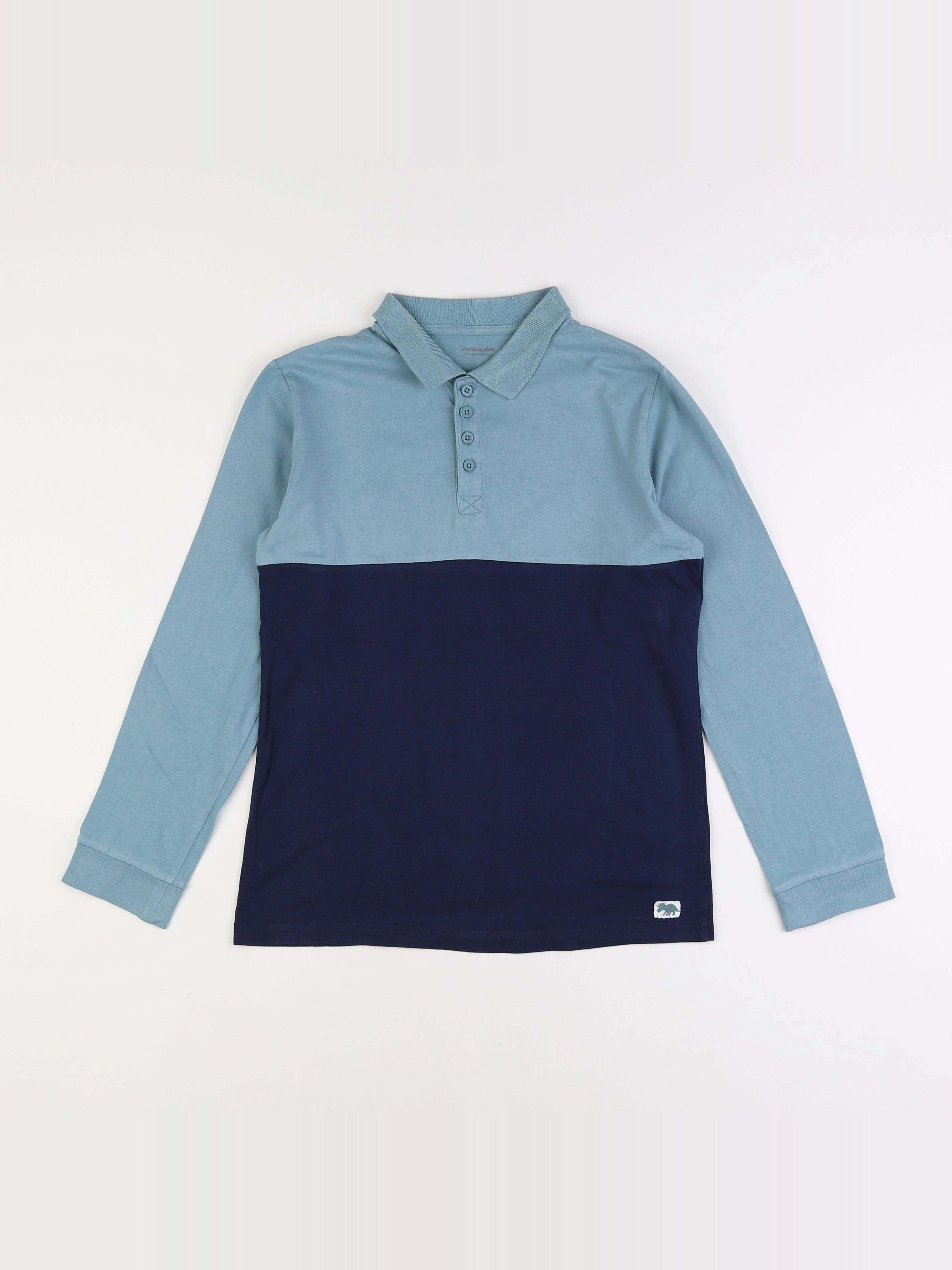 Vertbaudet - polo bleu - 12 ans