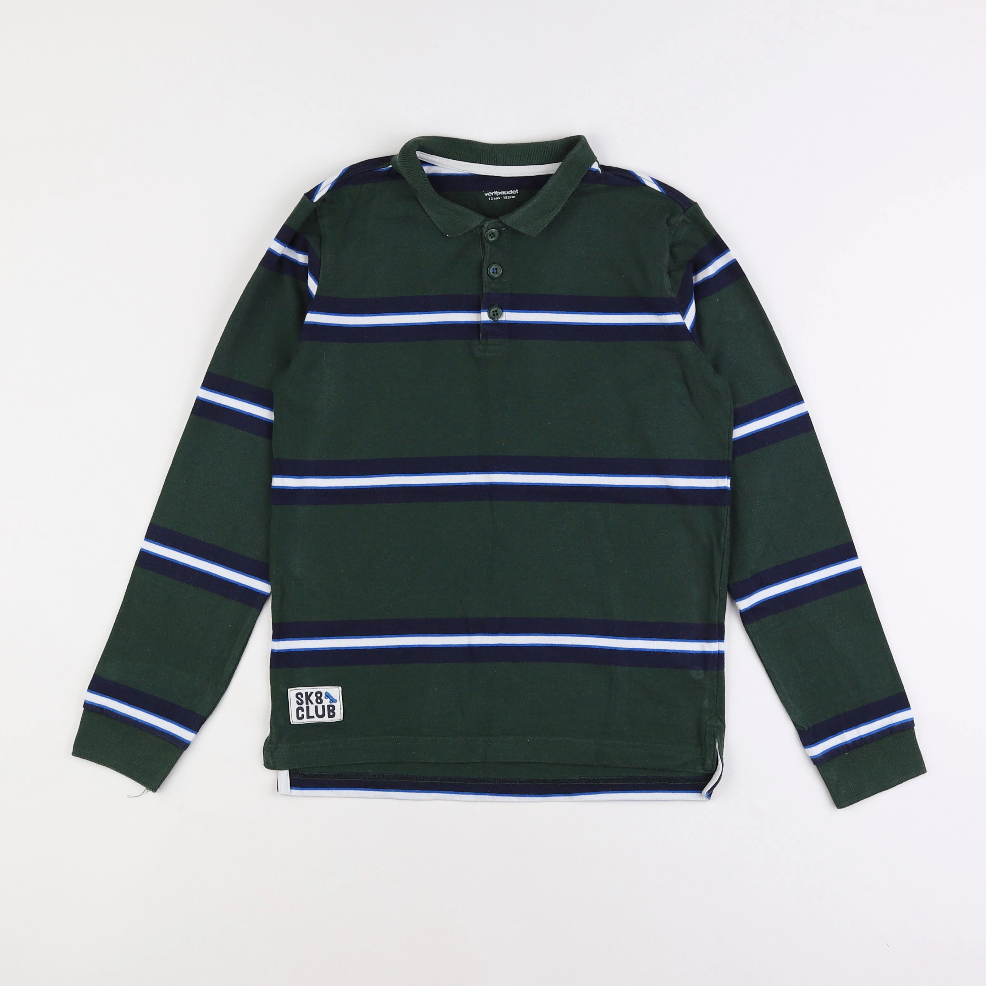 Vertbaudet - polo vert - 12 ans