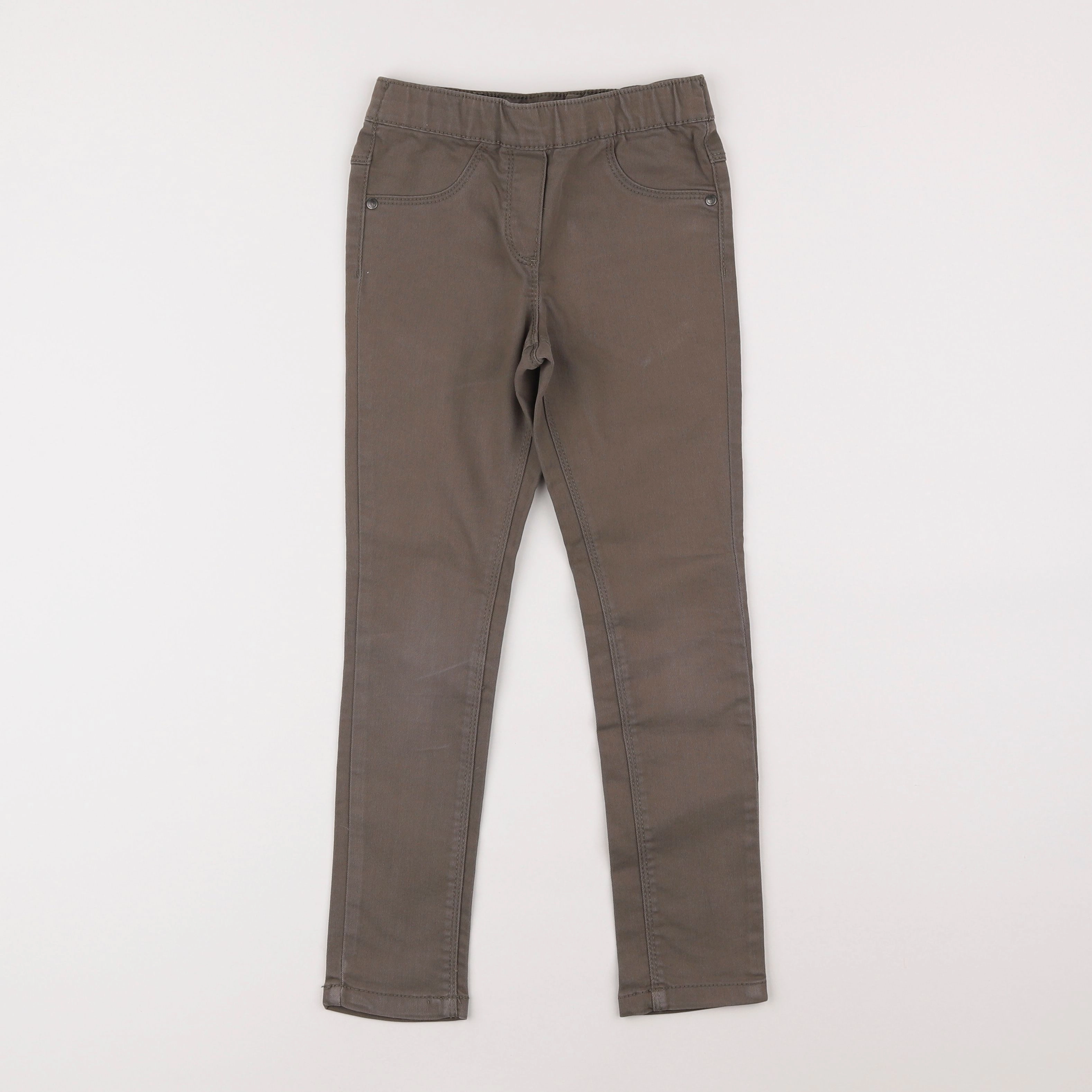 Vertbaudet - jegging taupe - 6 ans