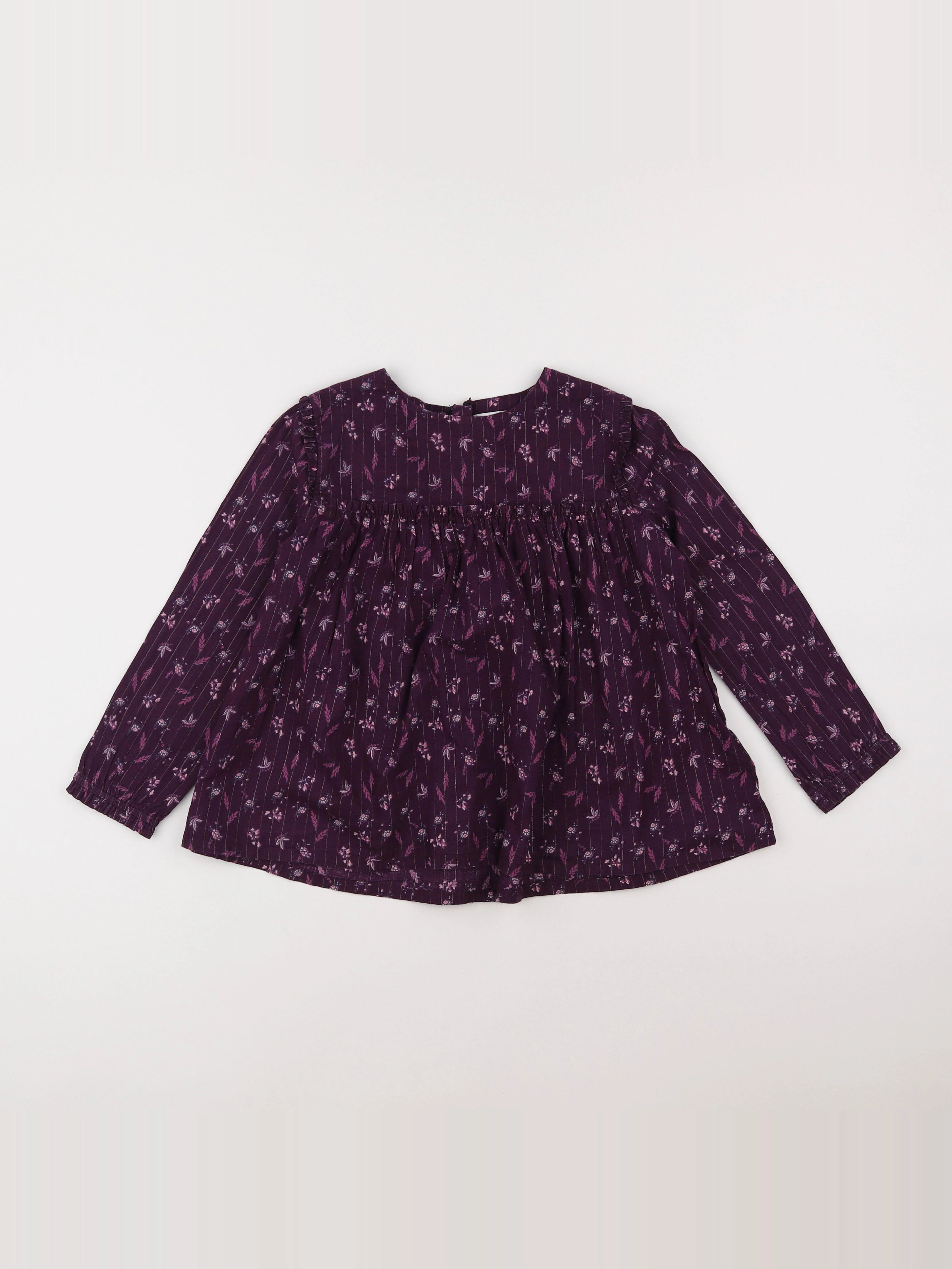 Vertbaudet - blouse rouge - 6 ans