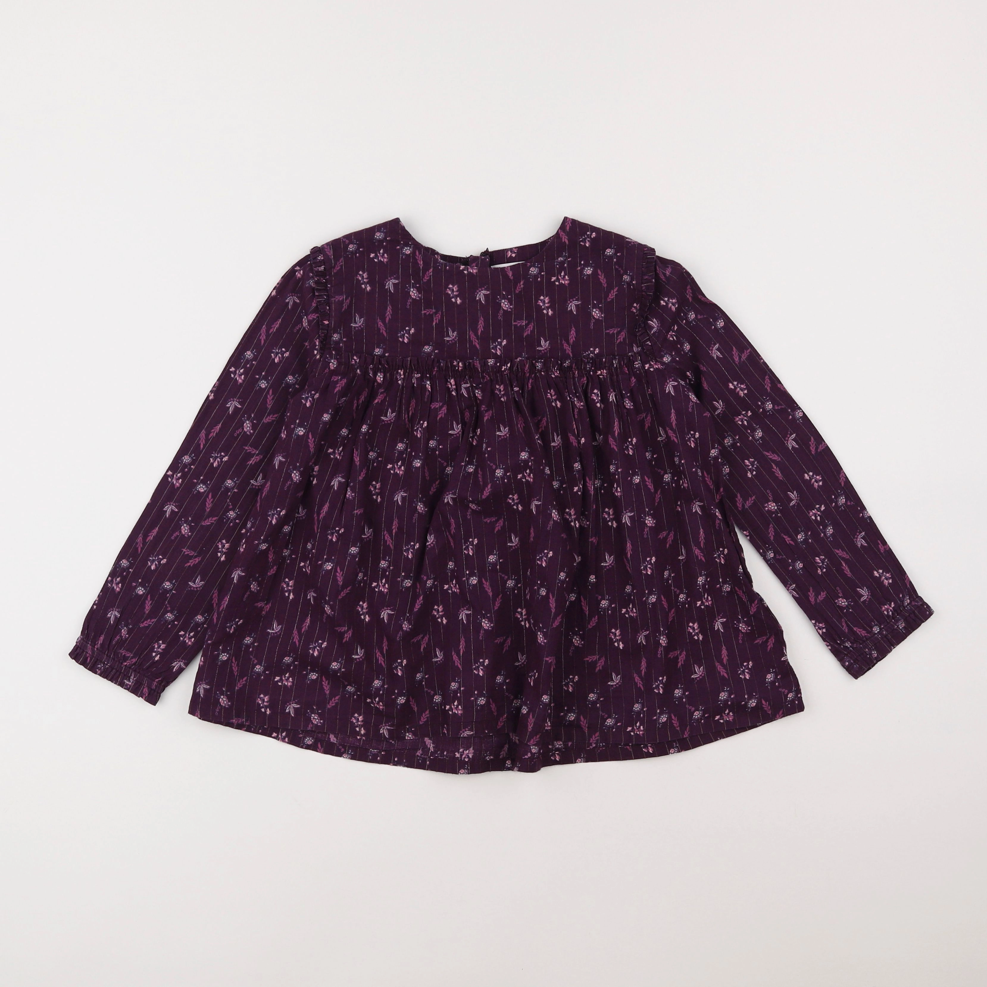 Vertbaudet - blouse rouge - 6 ans