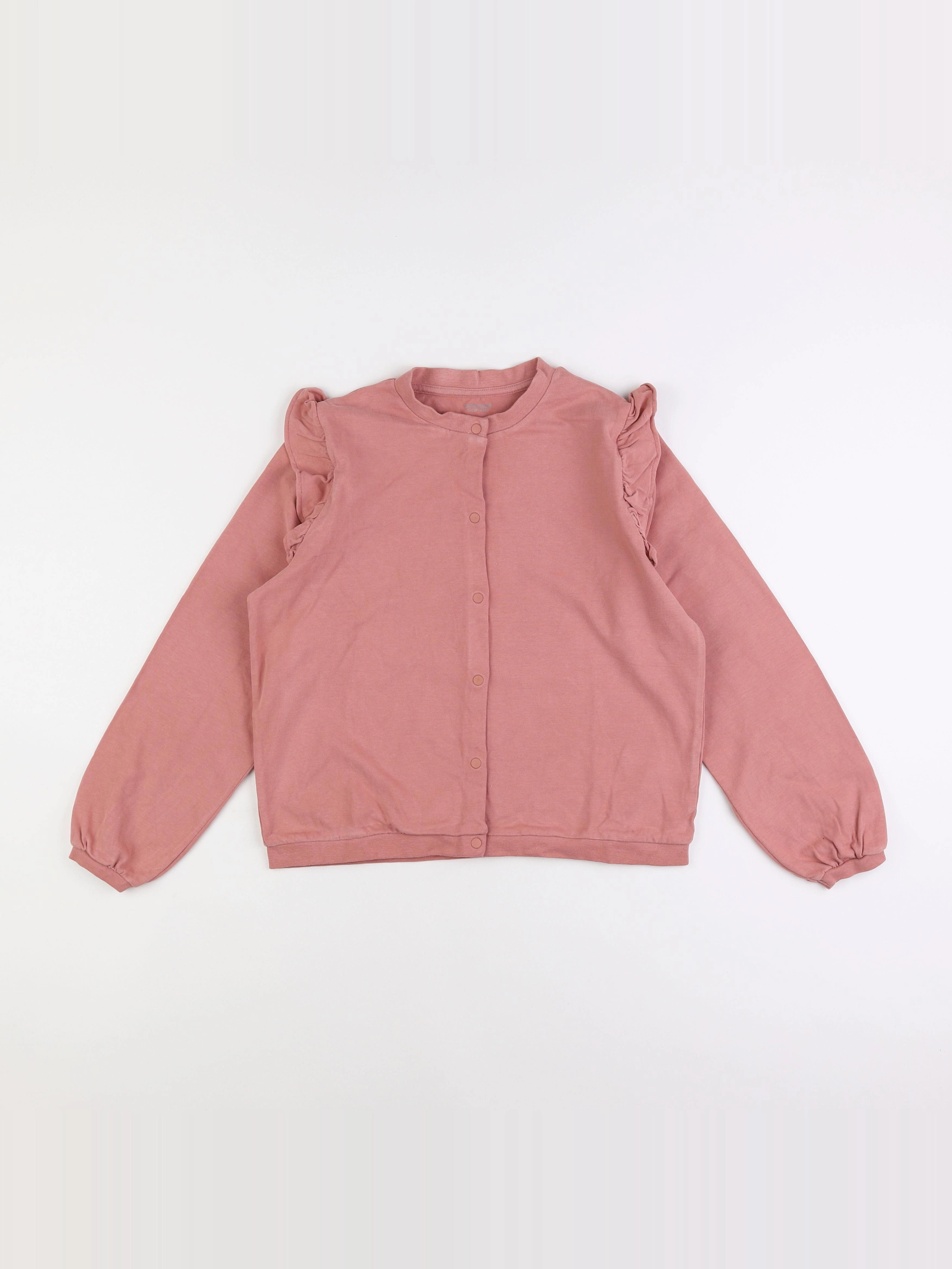Vertbaudet - sweat rose - 14 ans