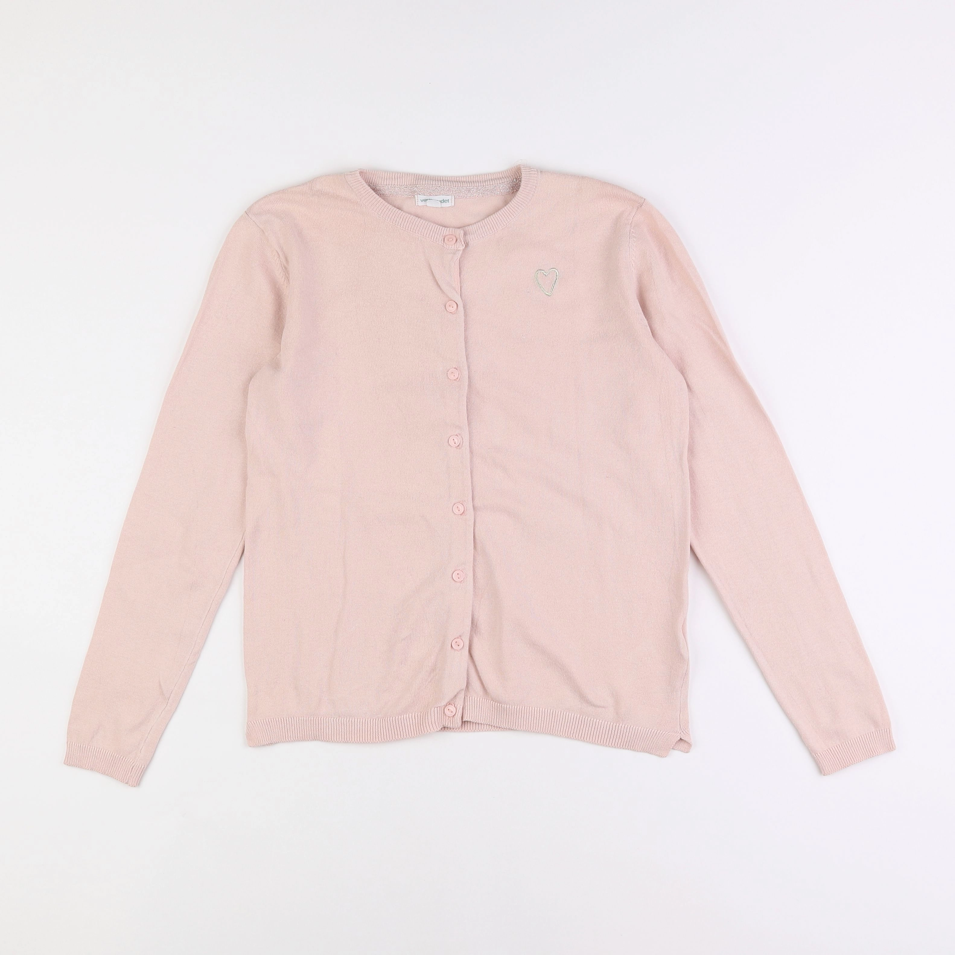 Vertbaudet - gilet rose - 12 ans