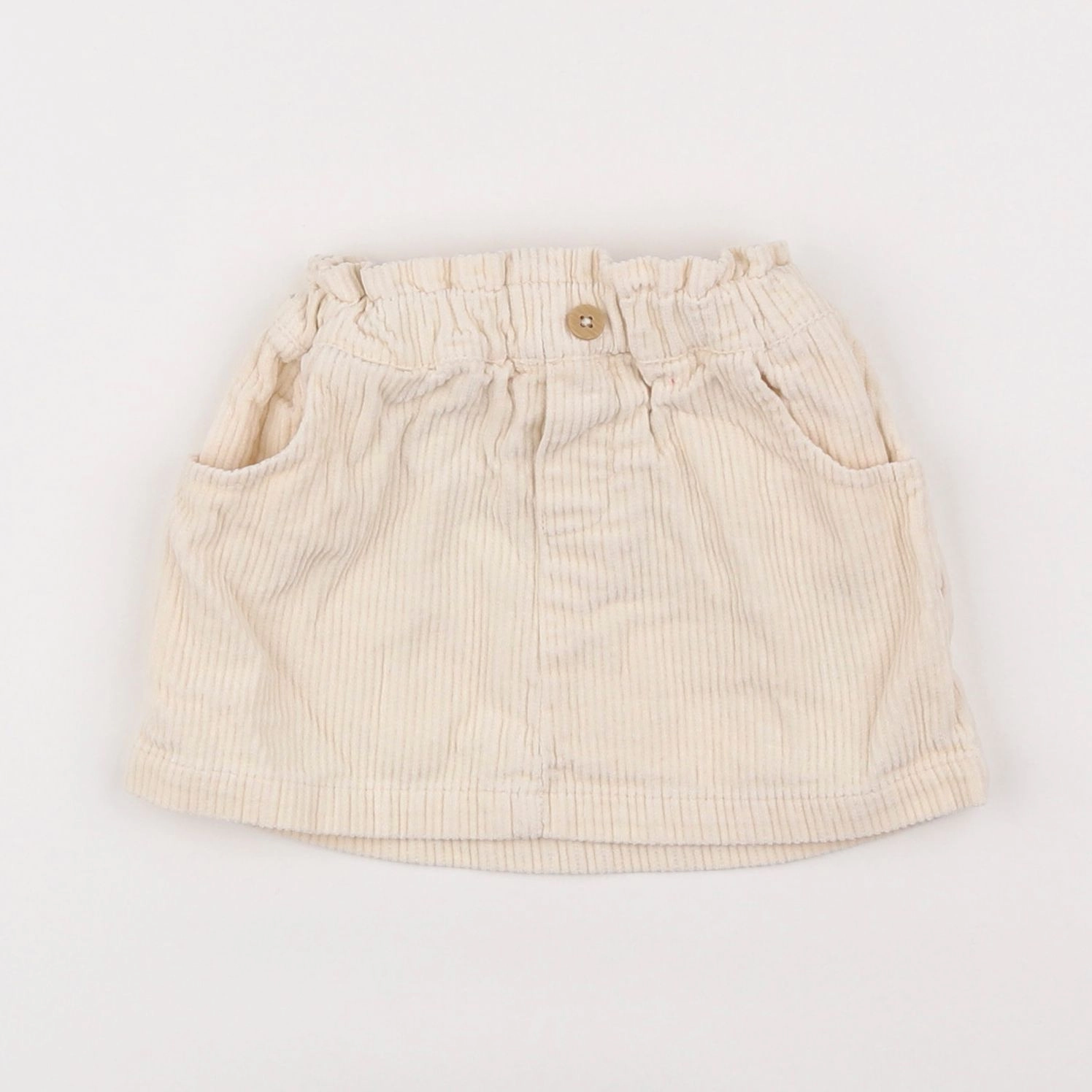 Vertbaudet - jupe blanc - 9 mois