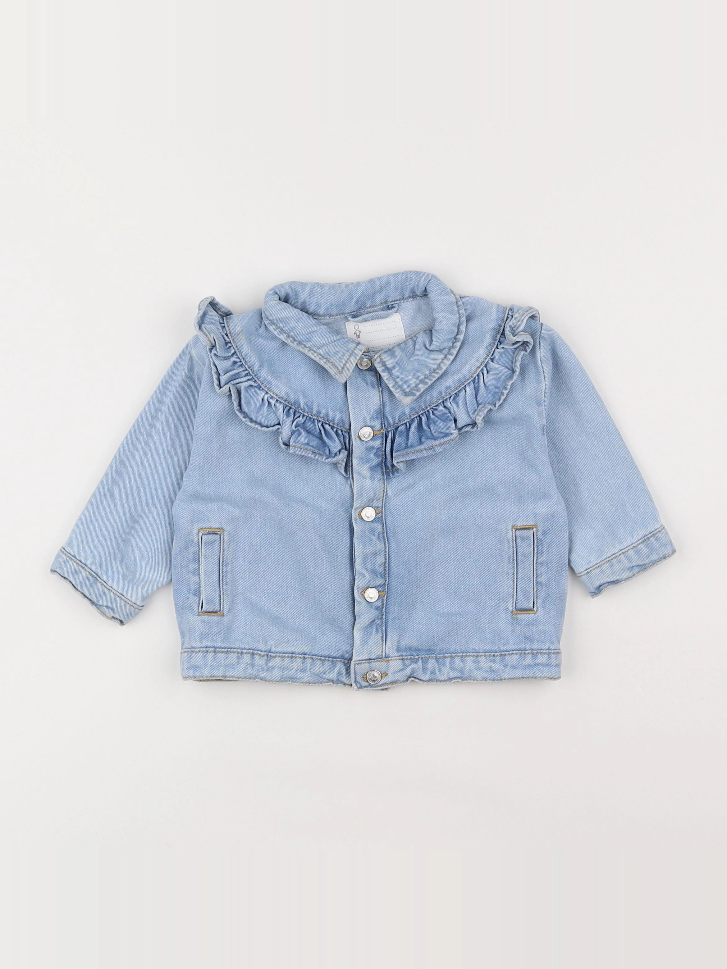 Vertbaudet - veste bleu - 12 mois