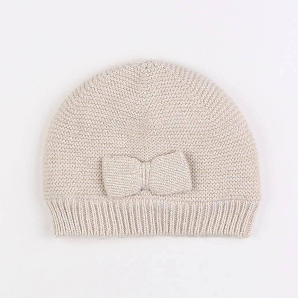 Vertbaudet - bonnet beige, or - 12/18 mois