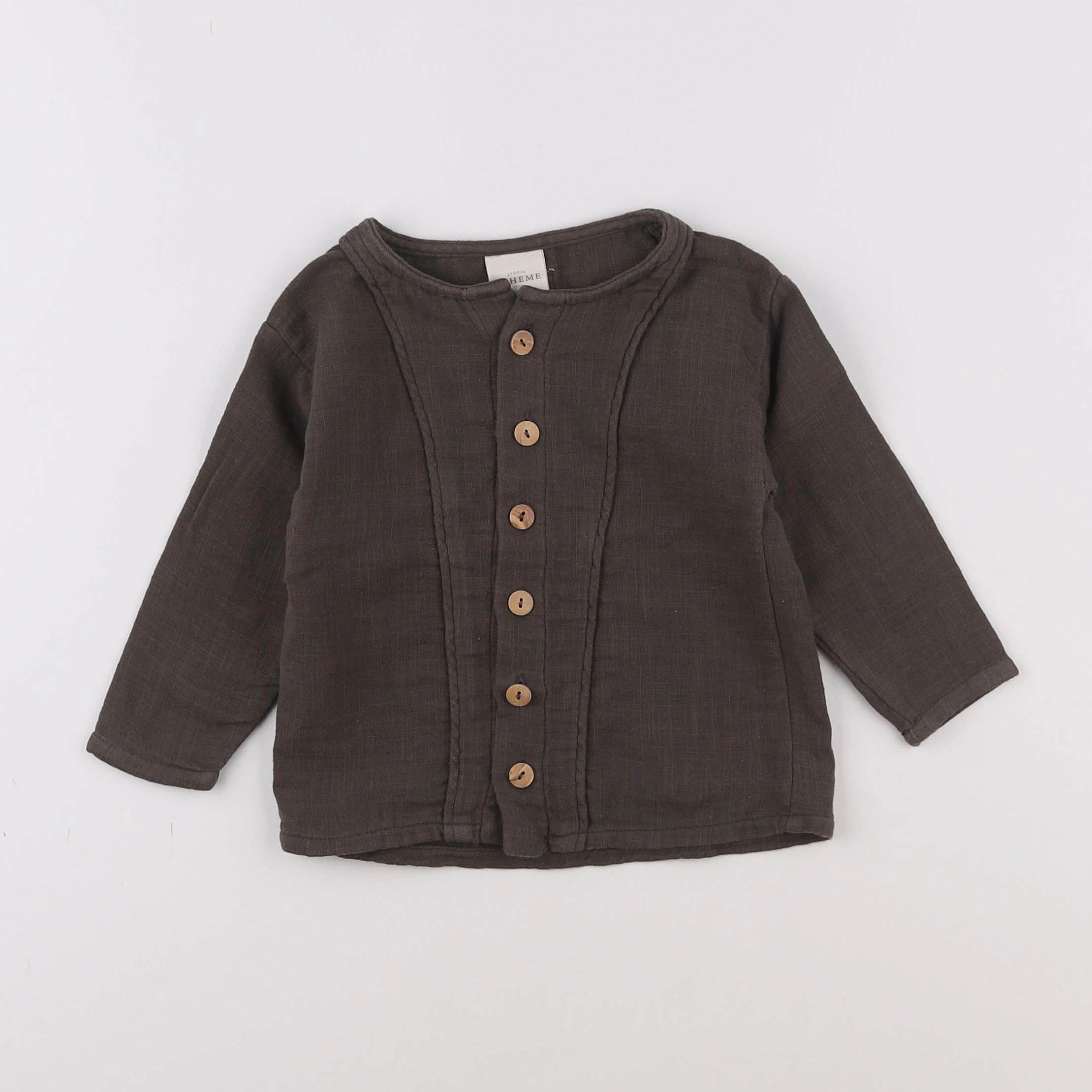 Studio Boheme - chemise marron - 2 ans