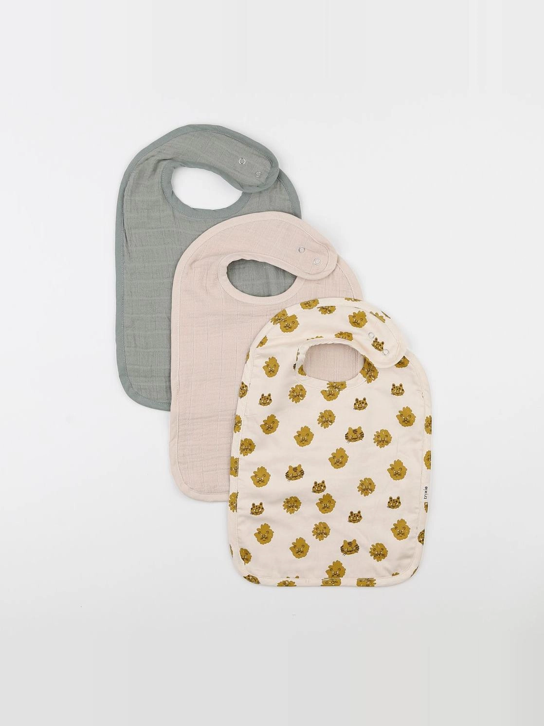 Trixie - Lot de 3 bavoirs Lucky Leopard  
