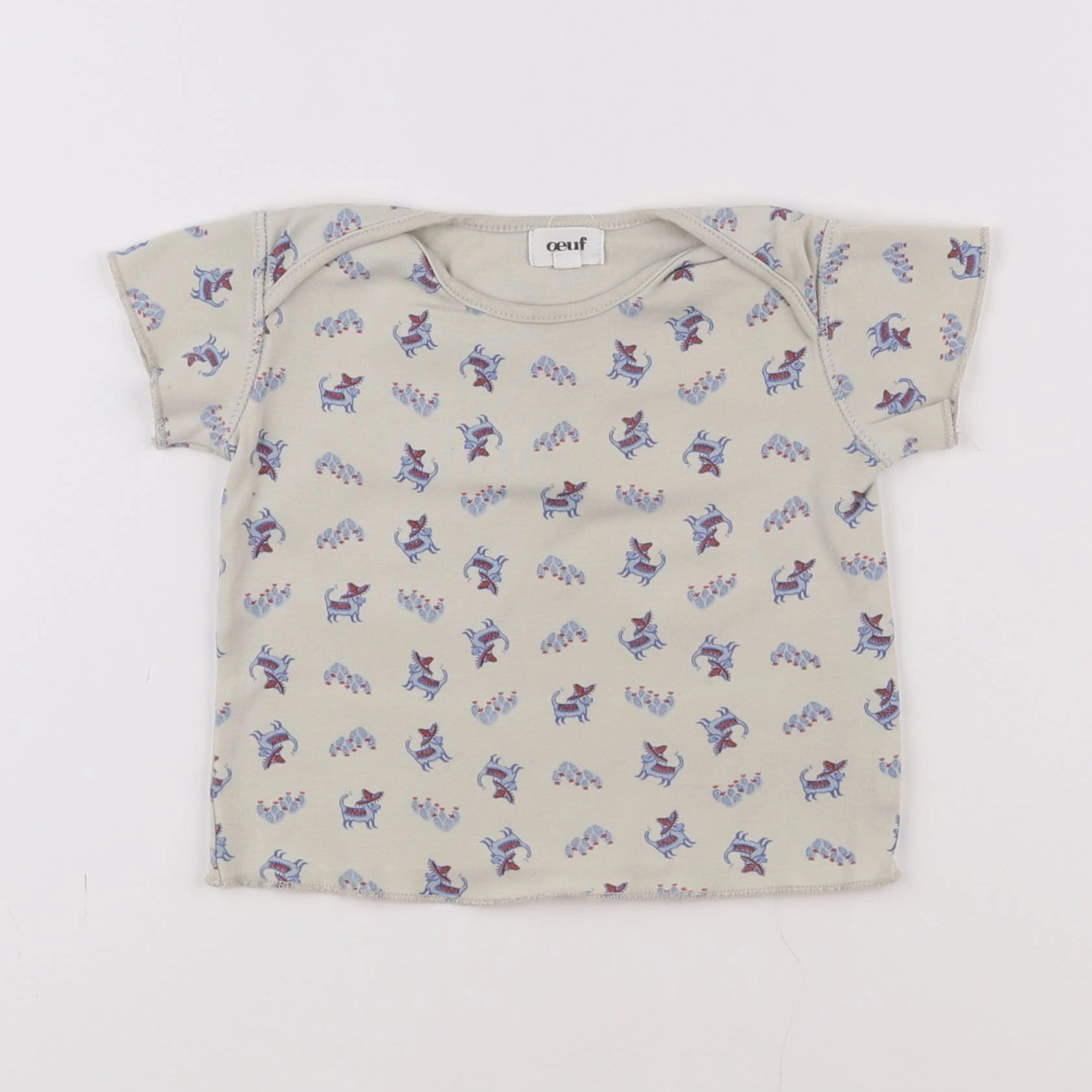 Oeuf NYC - tee-shirt beige - 12/18 mois