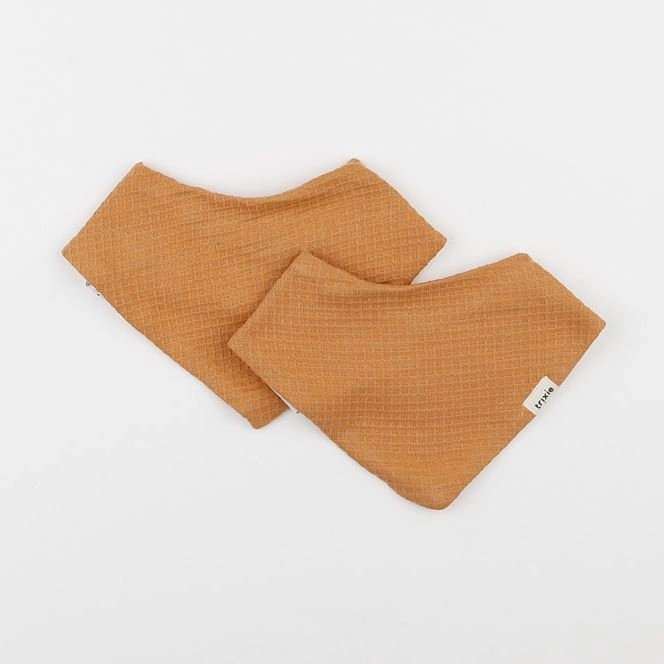 Trixie - Lot de 2 bavoirs bandana Cocoon Caramel 