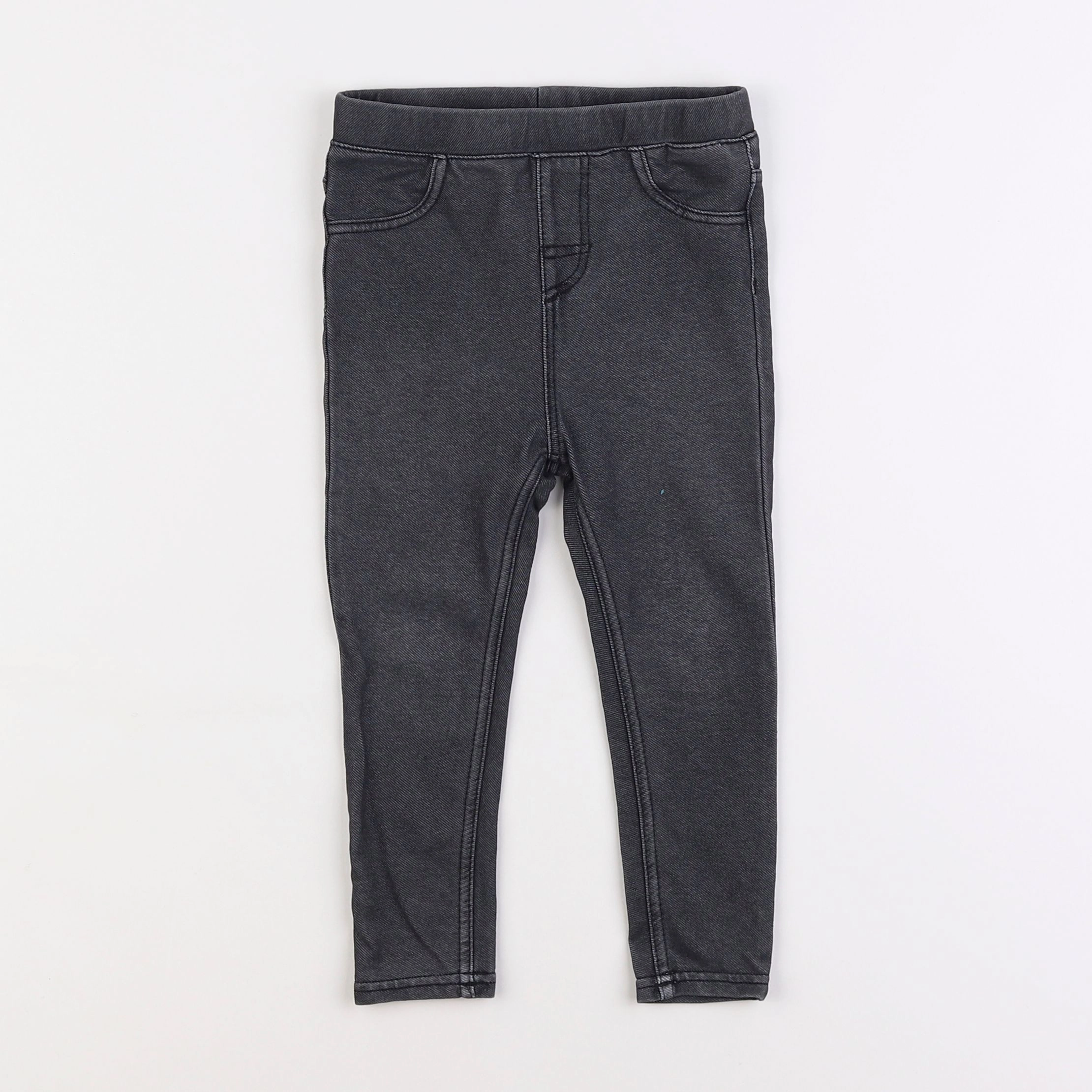 H&M - jegging gris - 2 ans