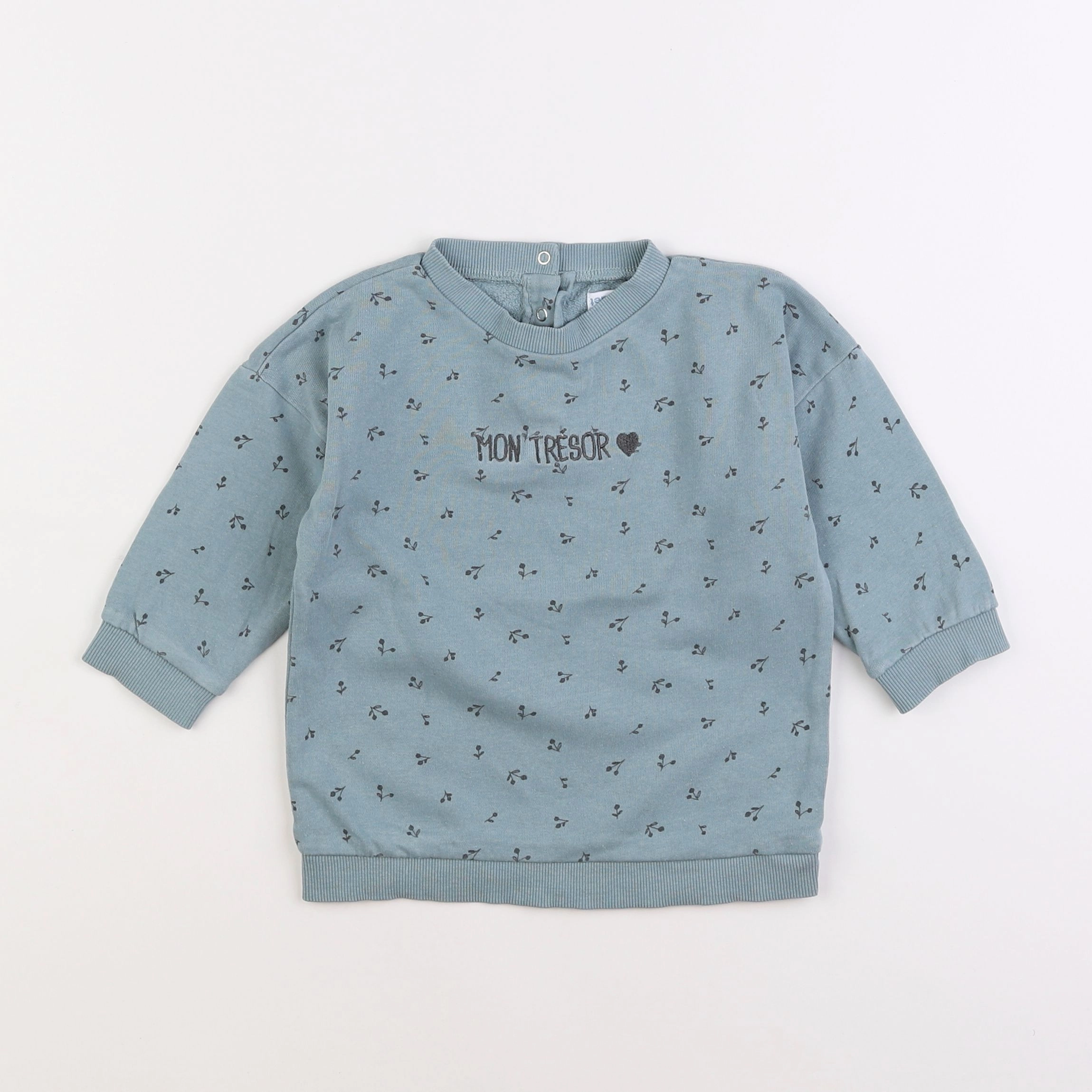 Vertbaudet - robe vert - 18 mois