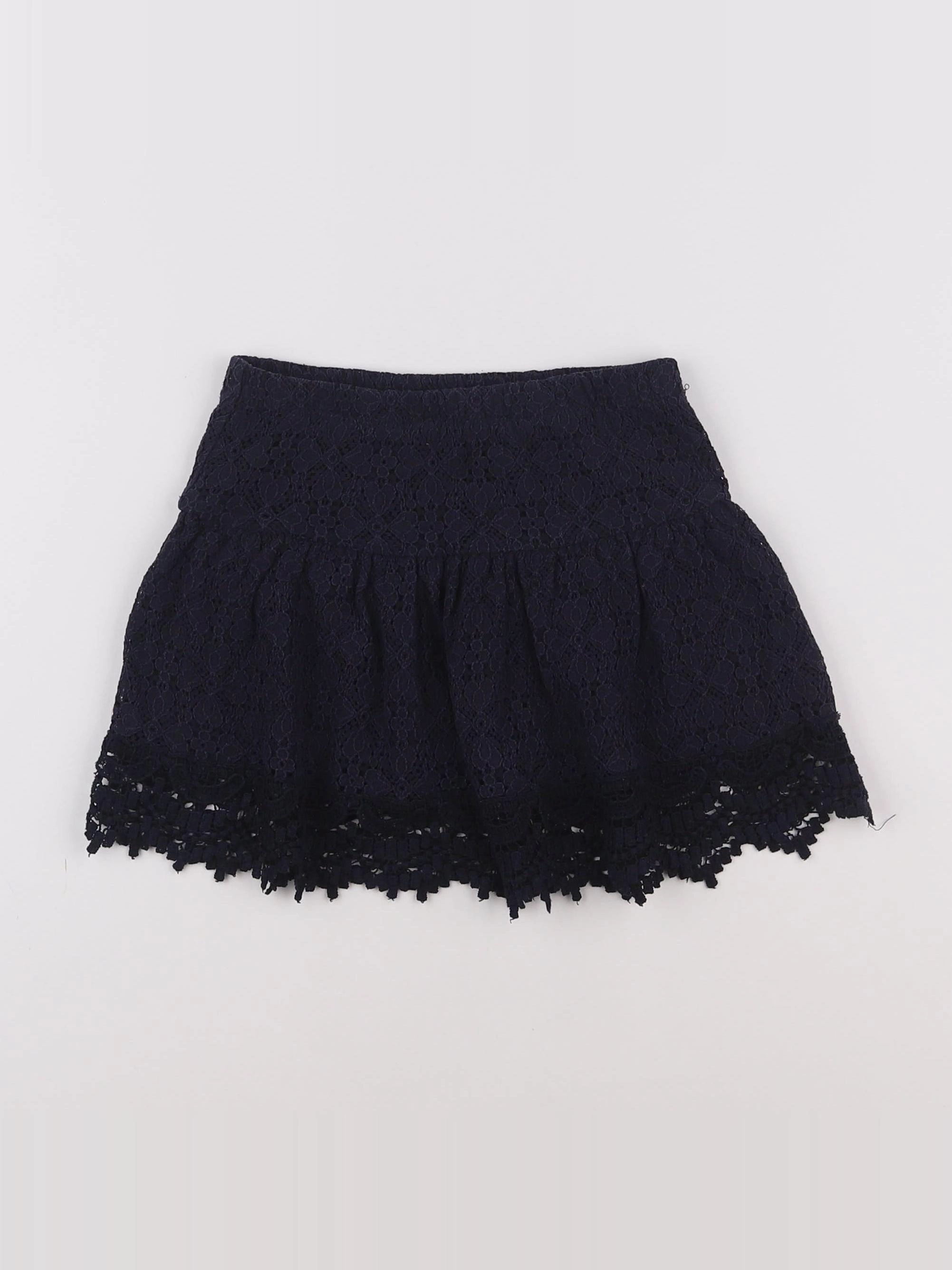 H&M - jupe bleu - 2/4 ans