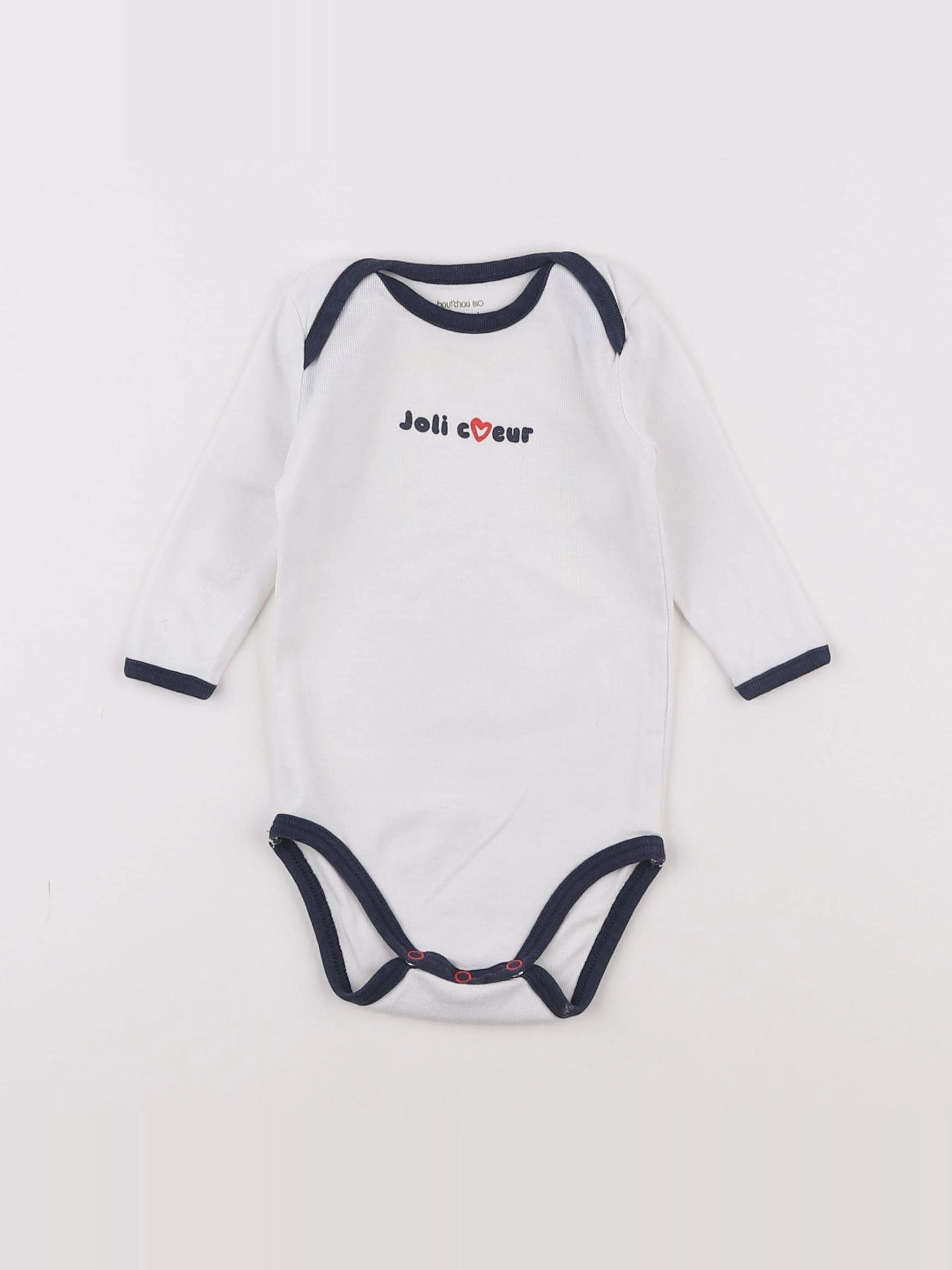 Boutchou - body blanc - 6 mois