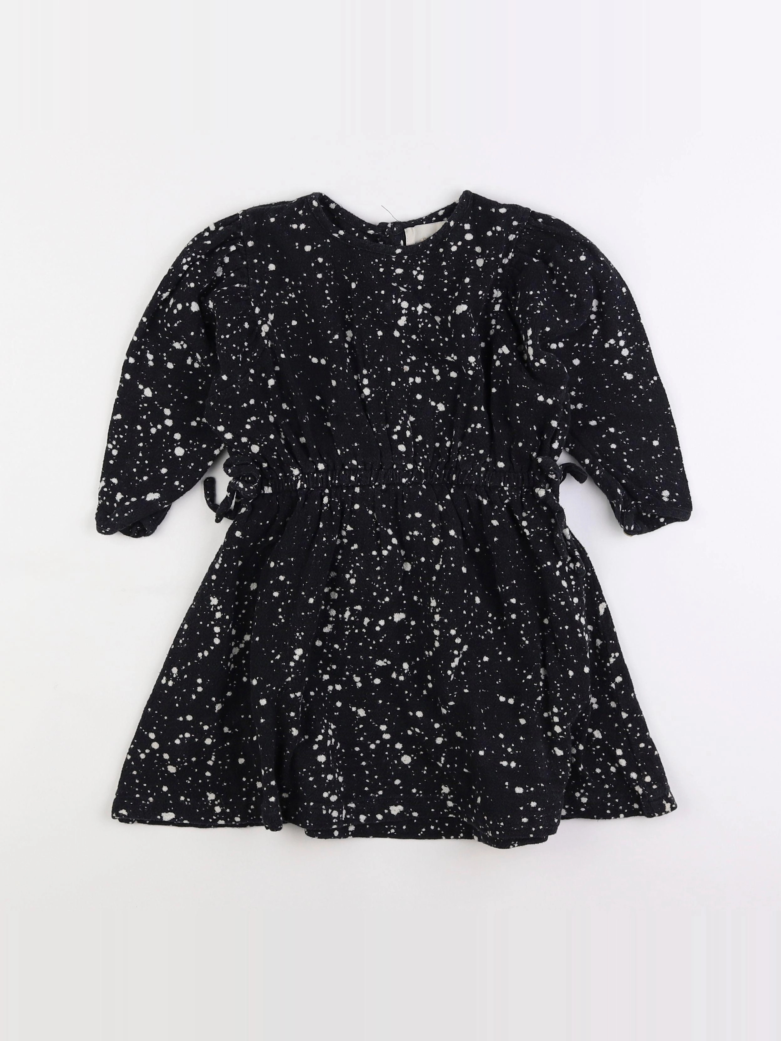 Monoprix - robe bleu - 3/4 ans