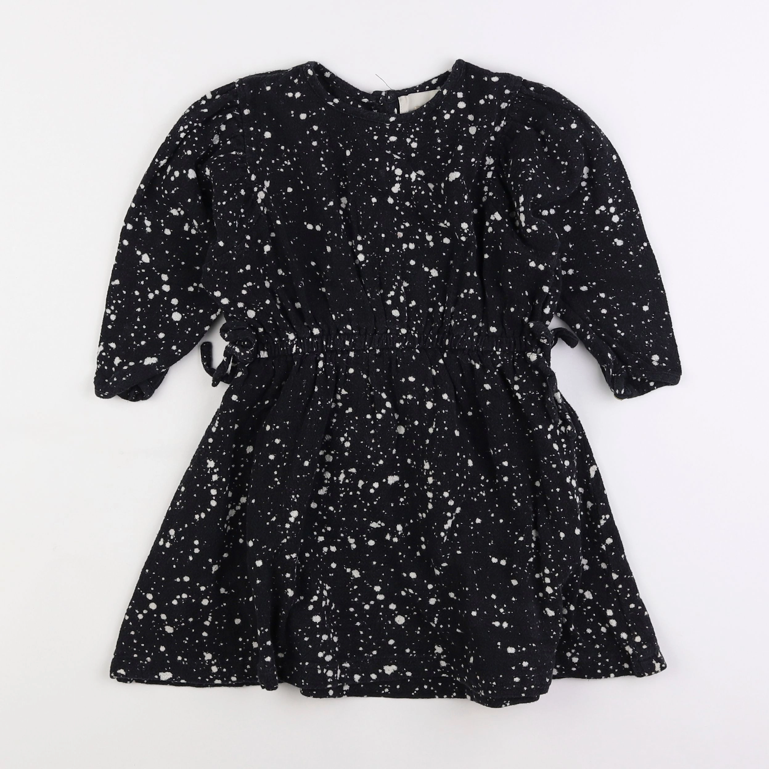 Monoprix - robe bleu - 3/4 ans