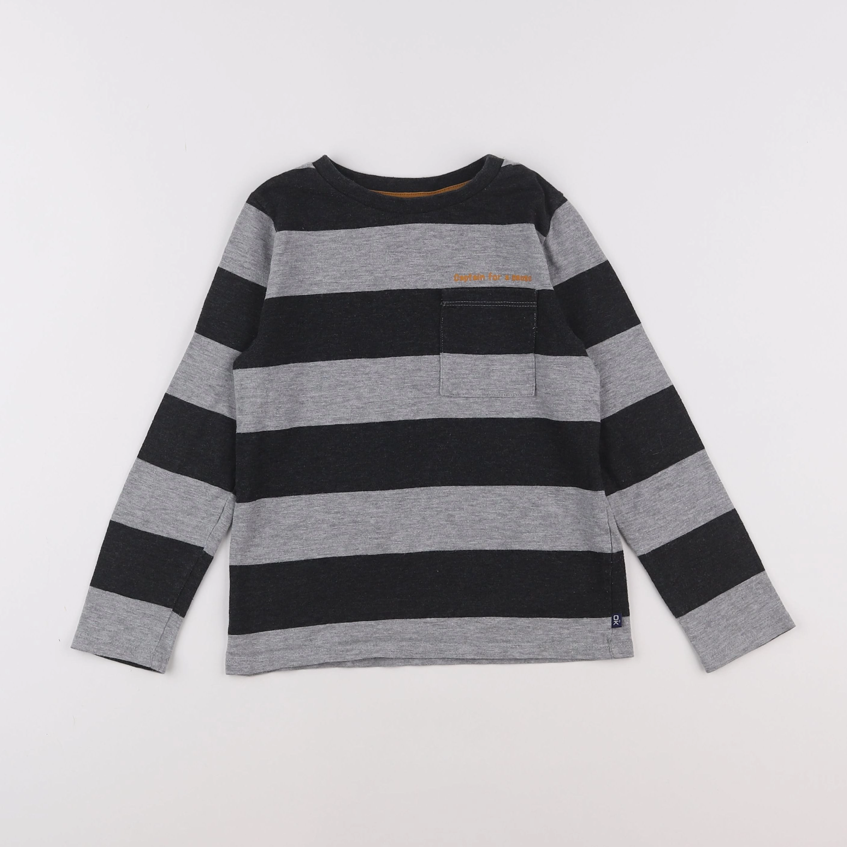 Okaidi - tee-shirt gris - 6 ans