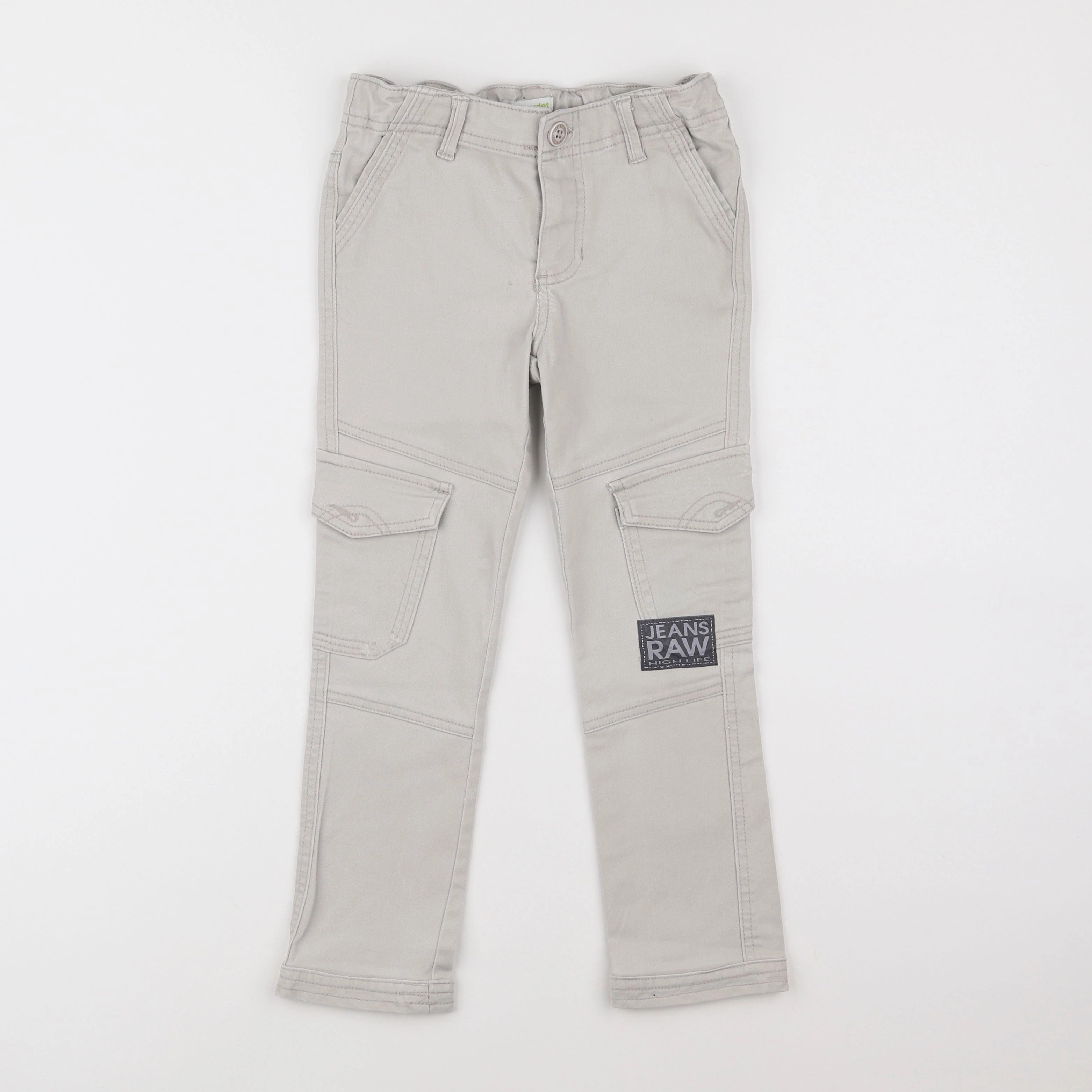 Vertbaudet - pantalon beige - 6 ans