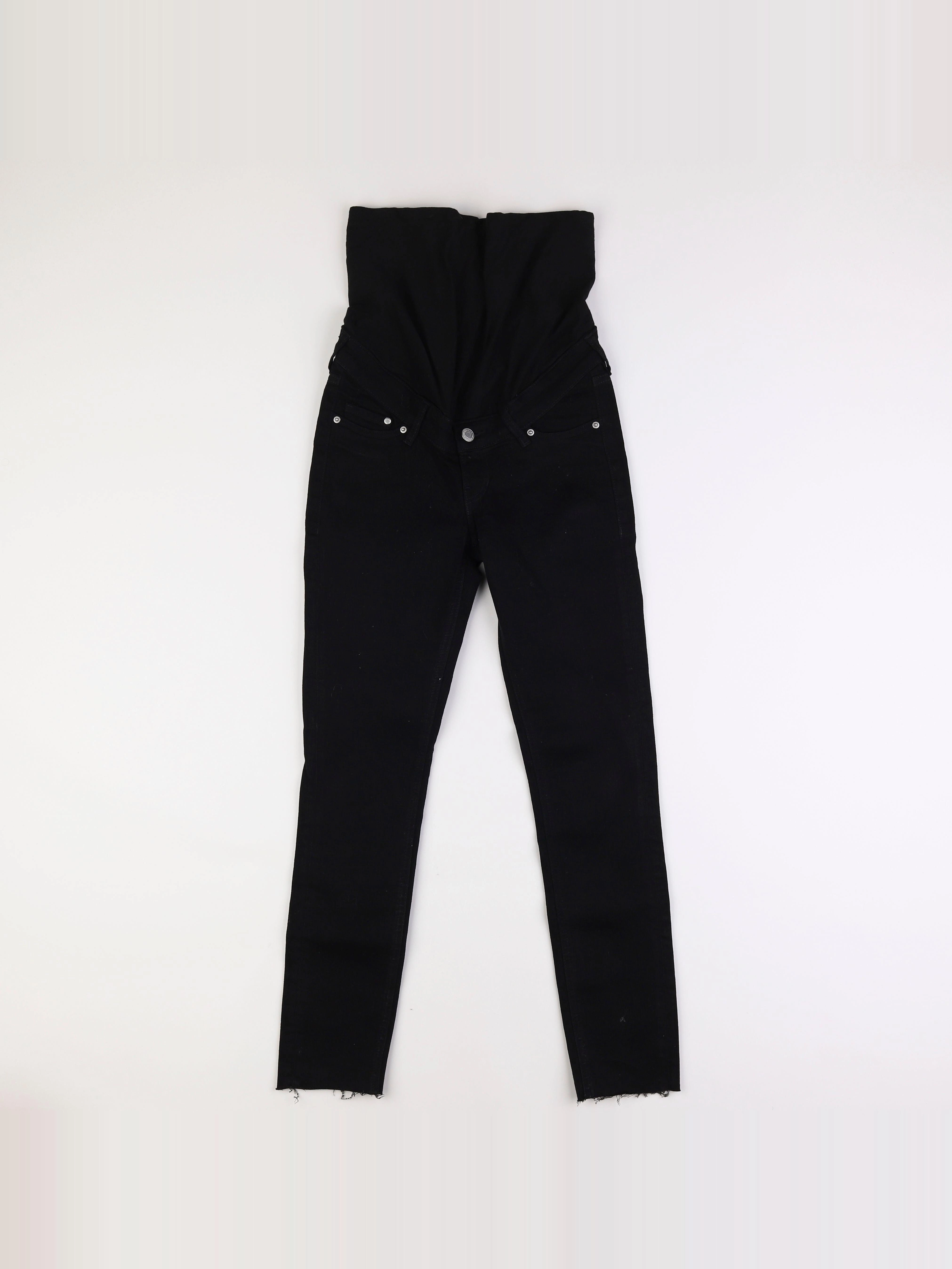 H&M - pantalon grossesse noir - 34 (XS)