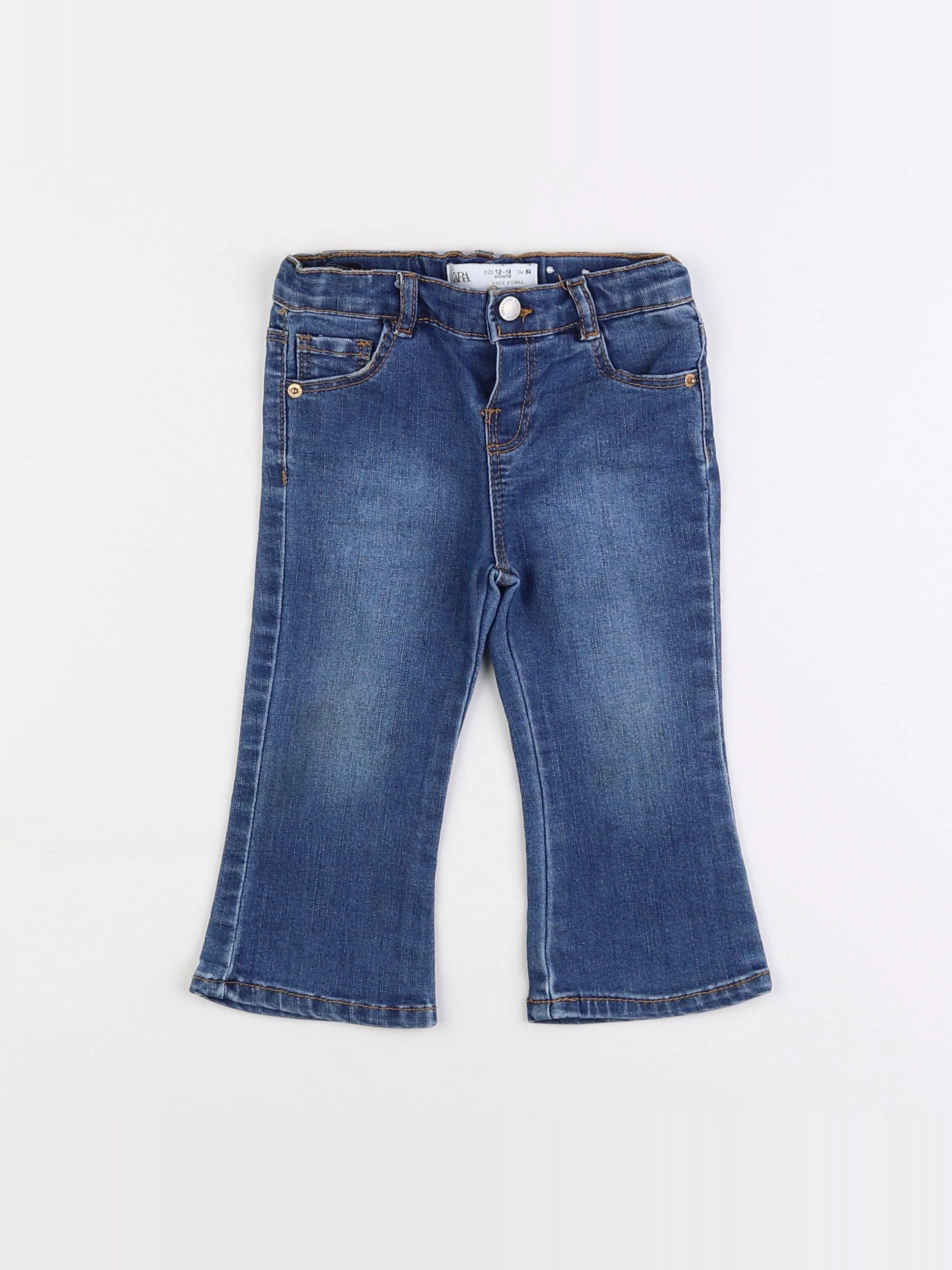 Zara - jean bleu - 12/18 mois