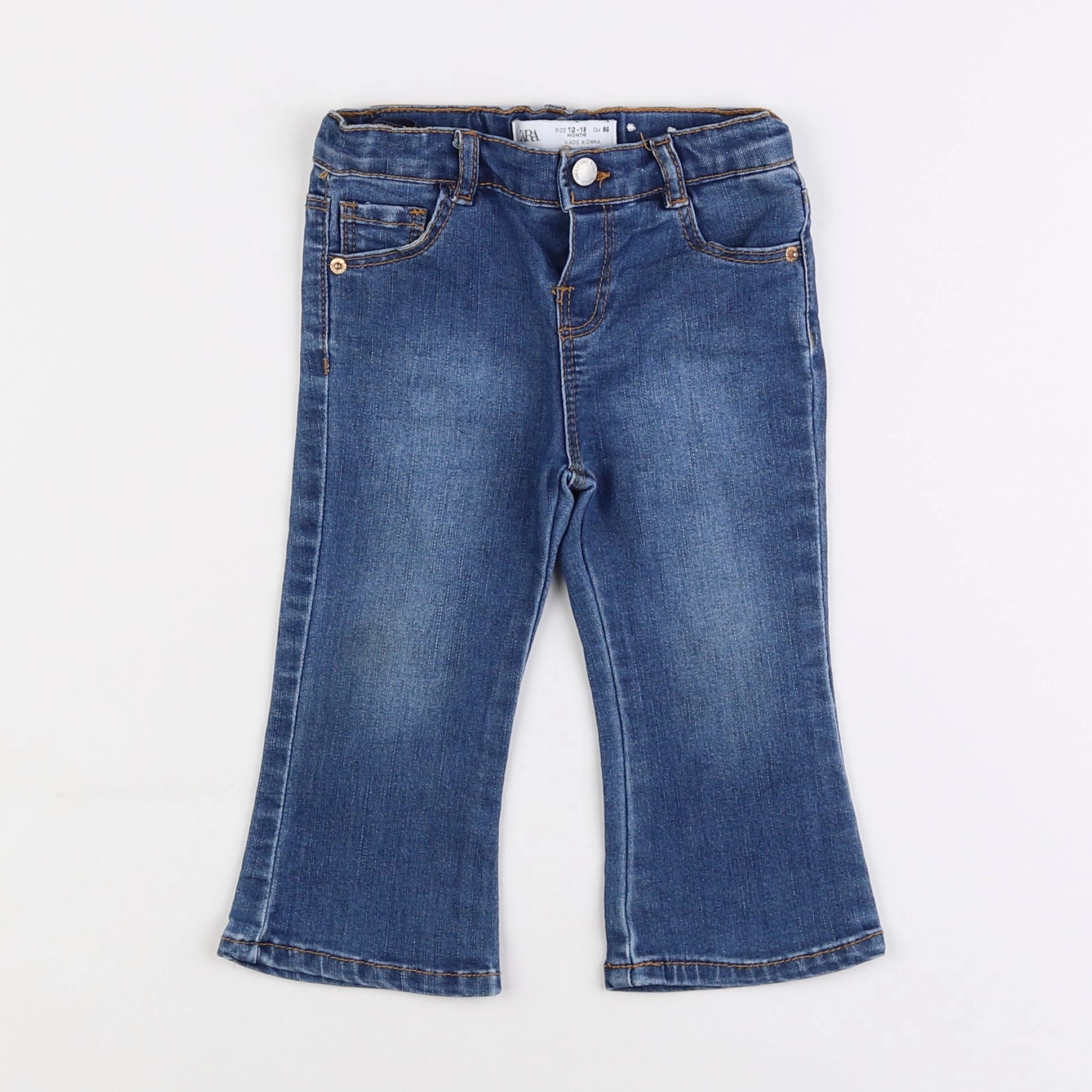 Zara - jean bleu - 12/18 mois
