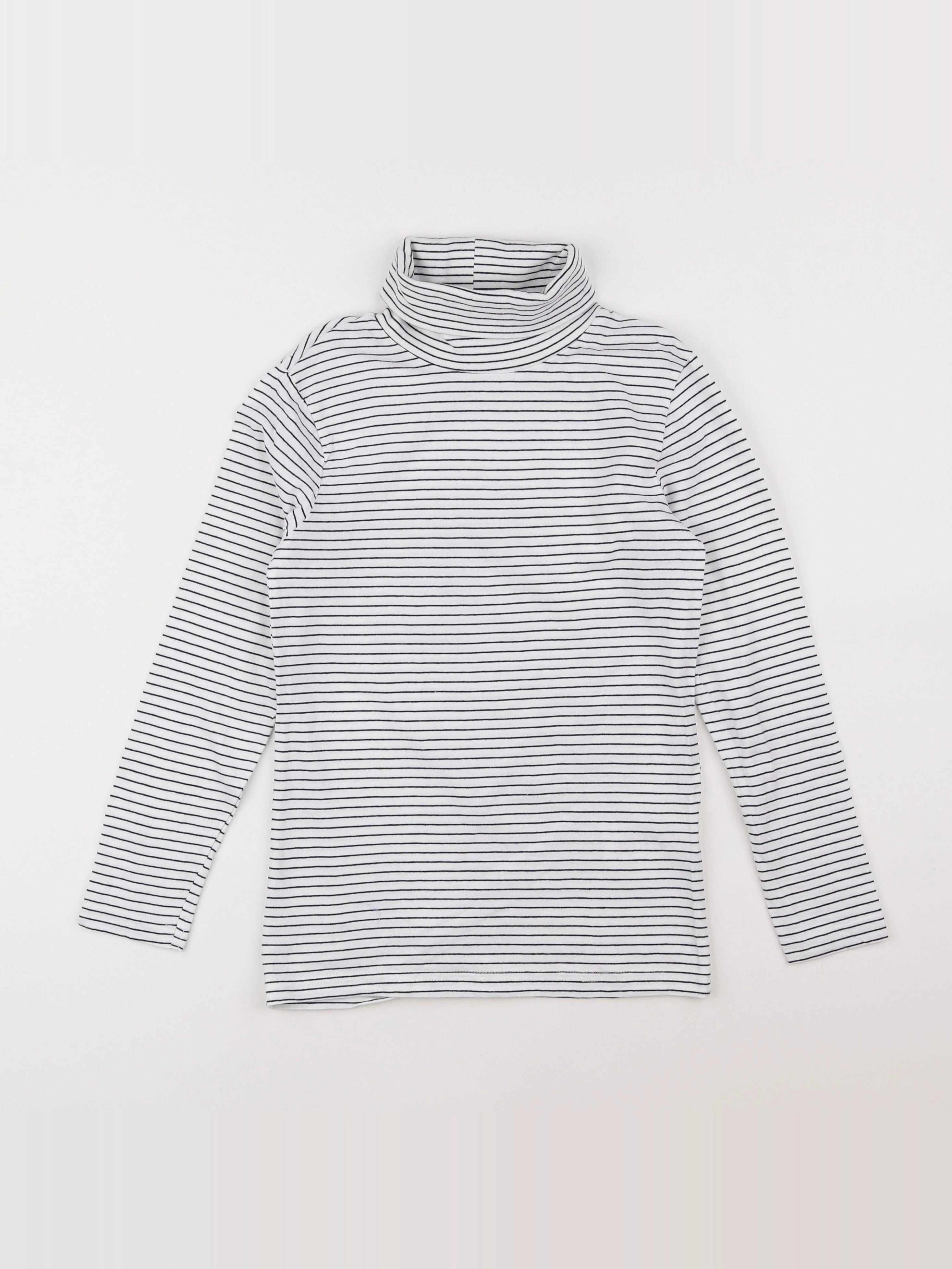 Vertbaudet - sous-pull blanc - 10 ans