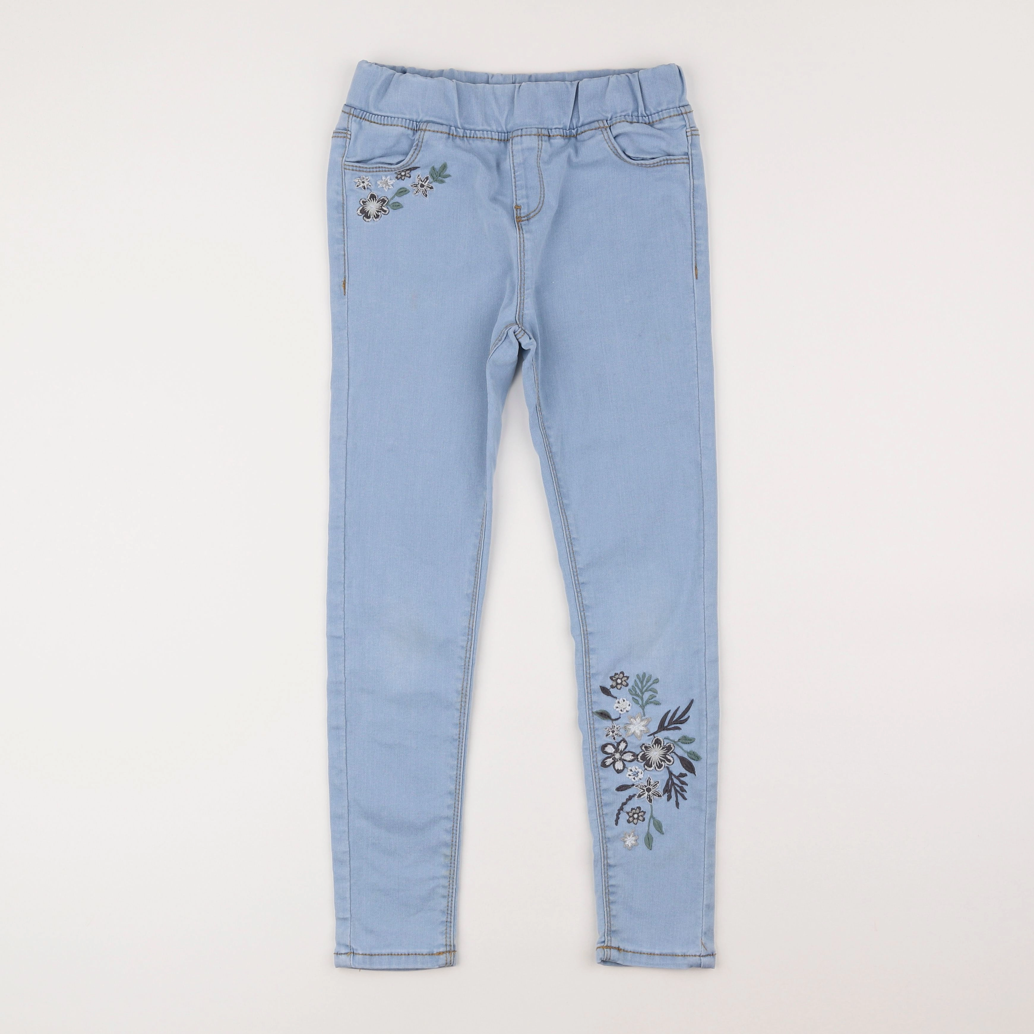 Vertbaudet - jegging bleu - 9 ans