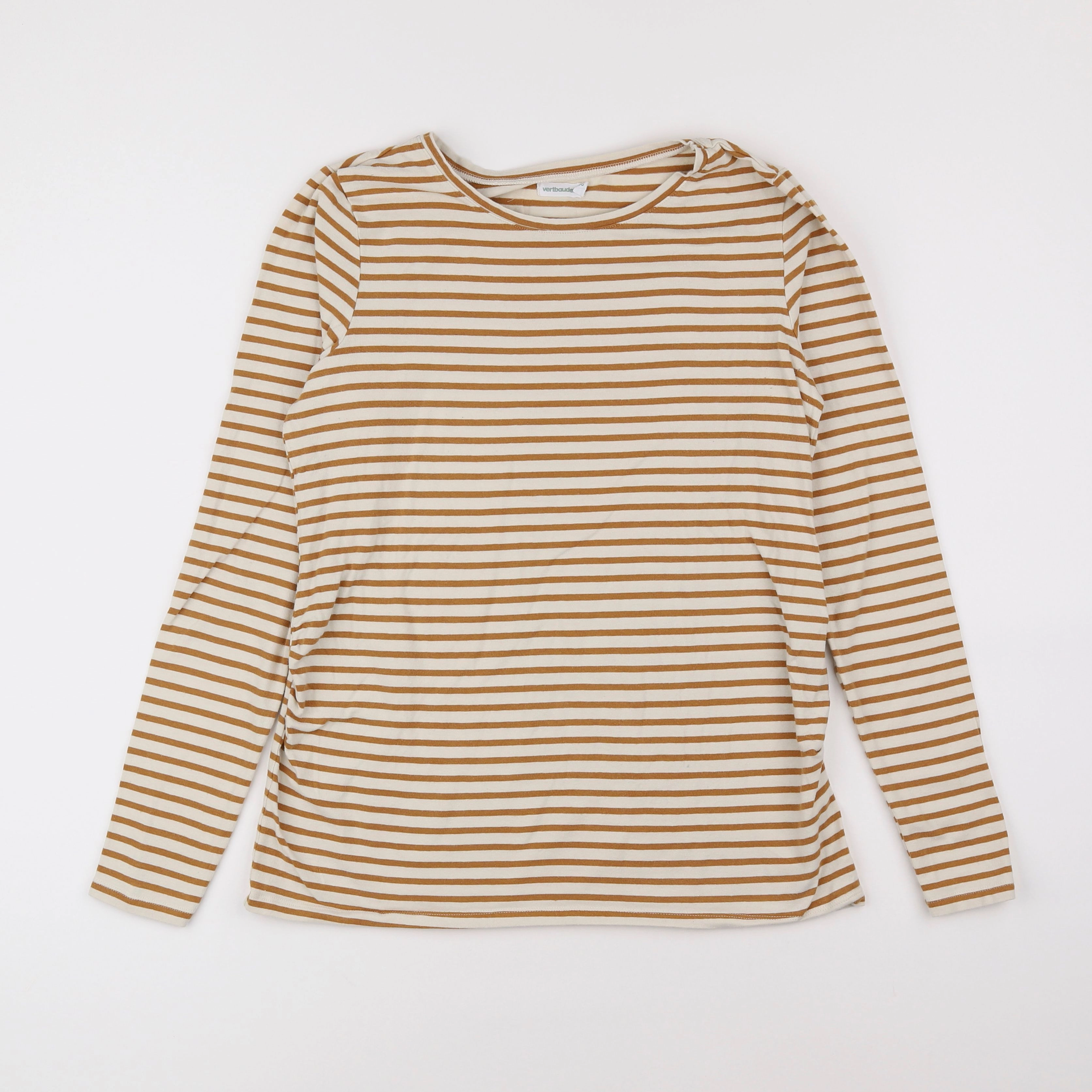Vertbaudet - tee-shirt grossesse beige, marron - 42 à 44