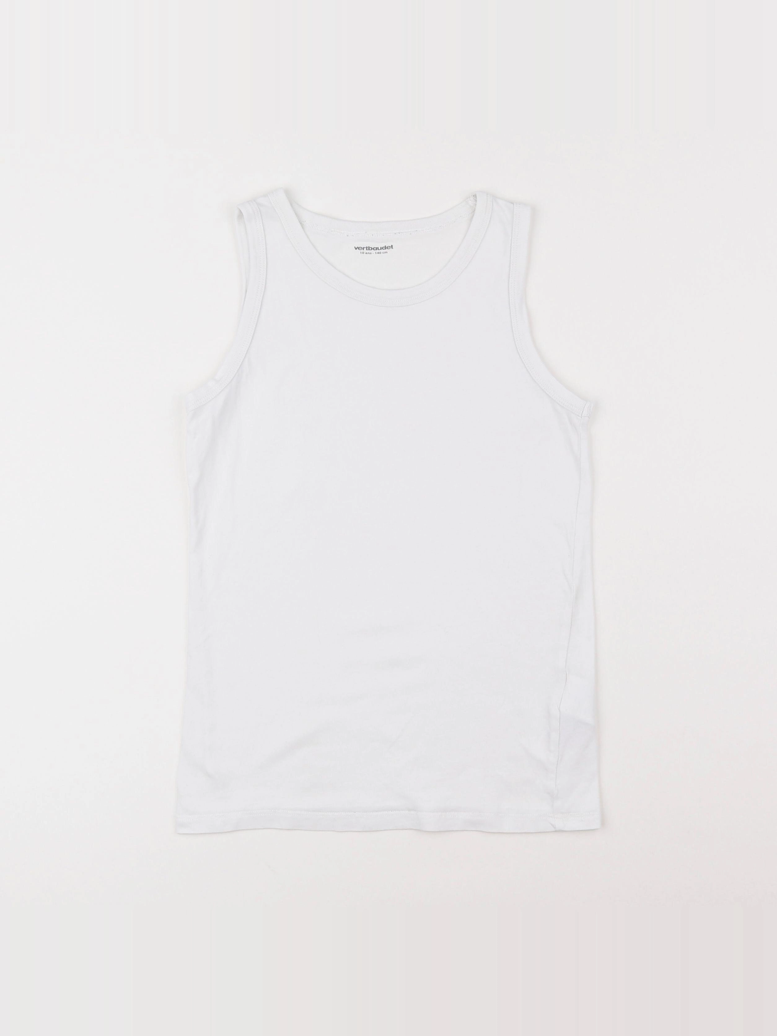 Vertbaudet - maillot de corps blanc - 10 ans