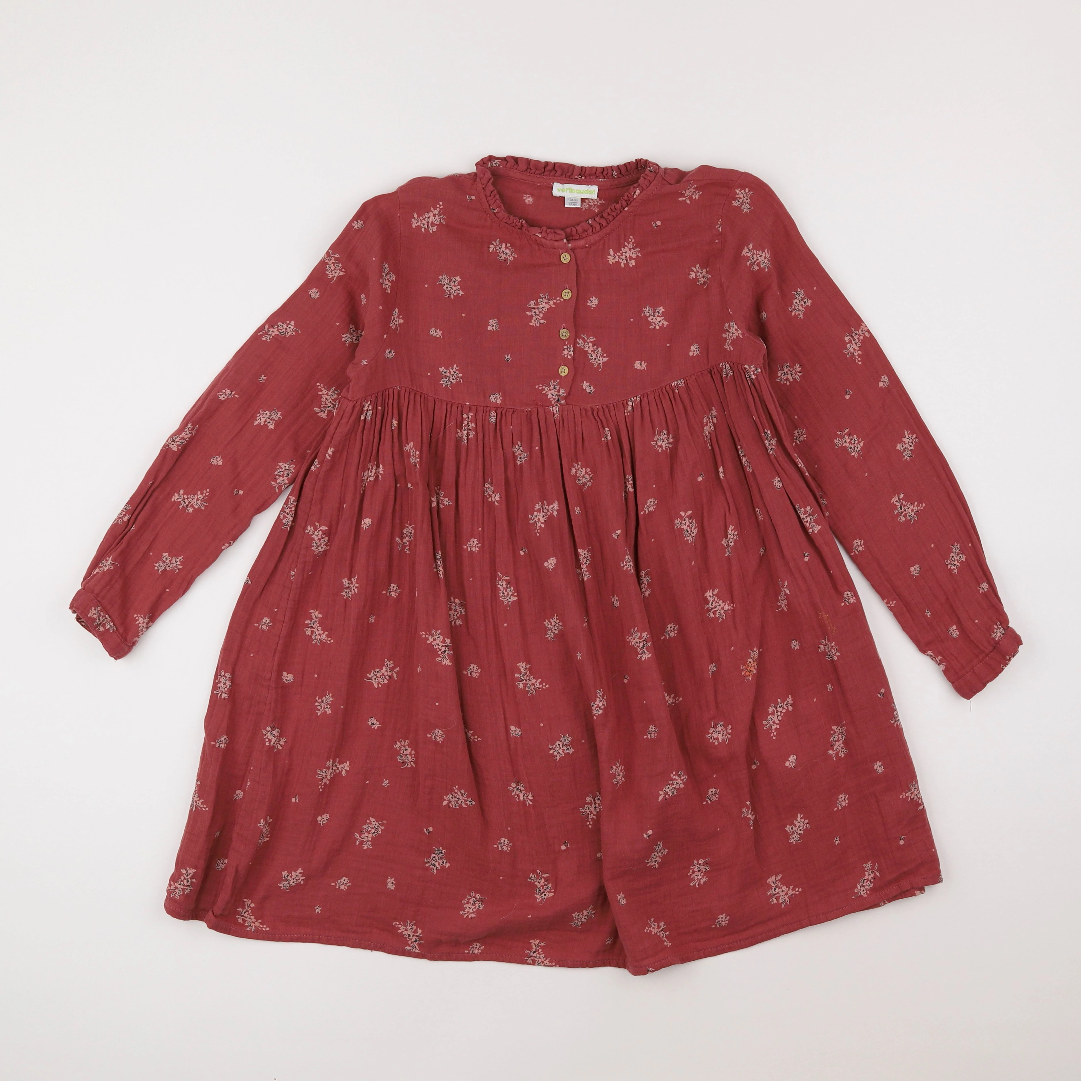 Vertbaudet - robe rose - 9 ans