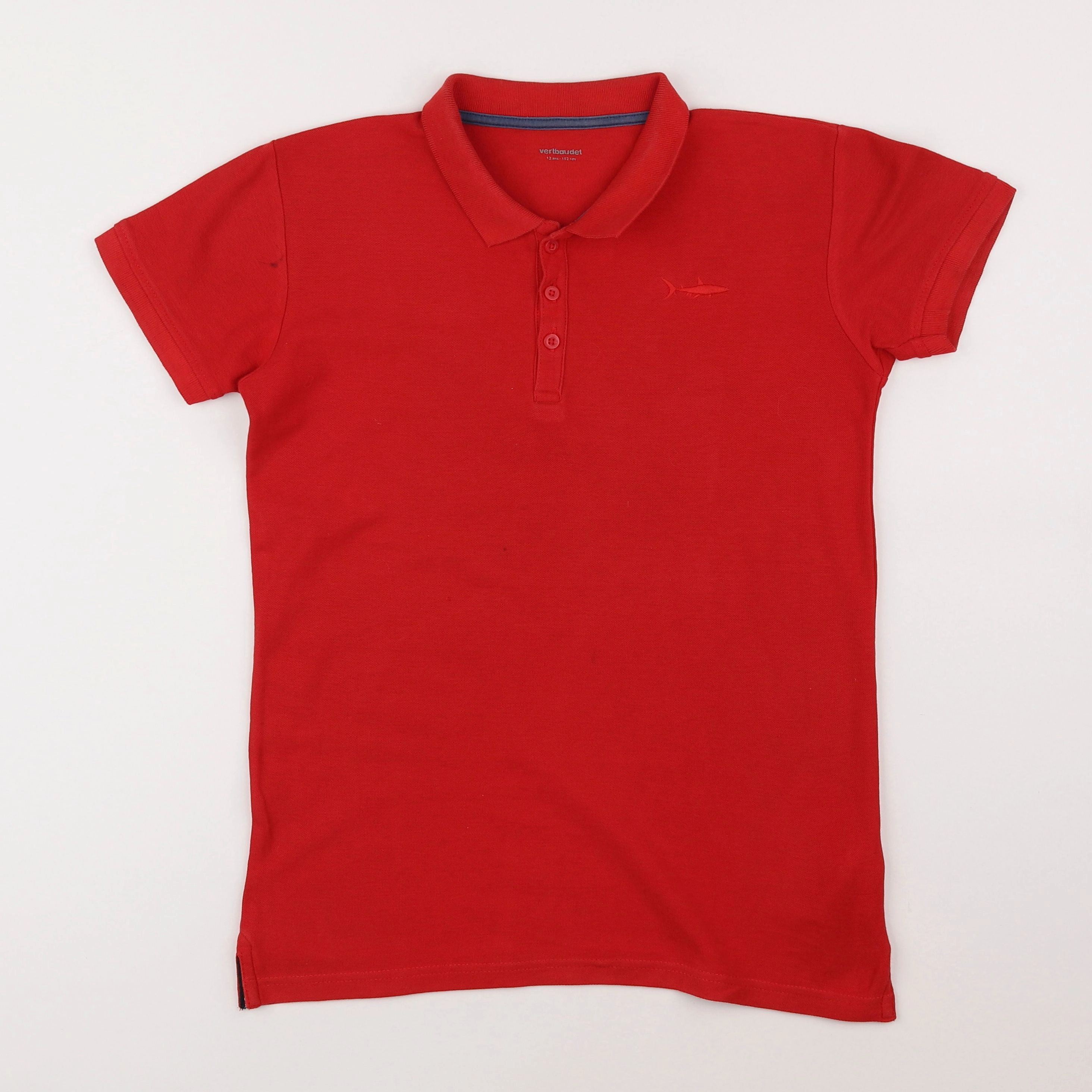 Vertbaudet - polo rouge - 12 ans