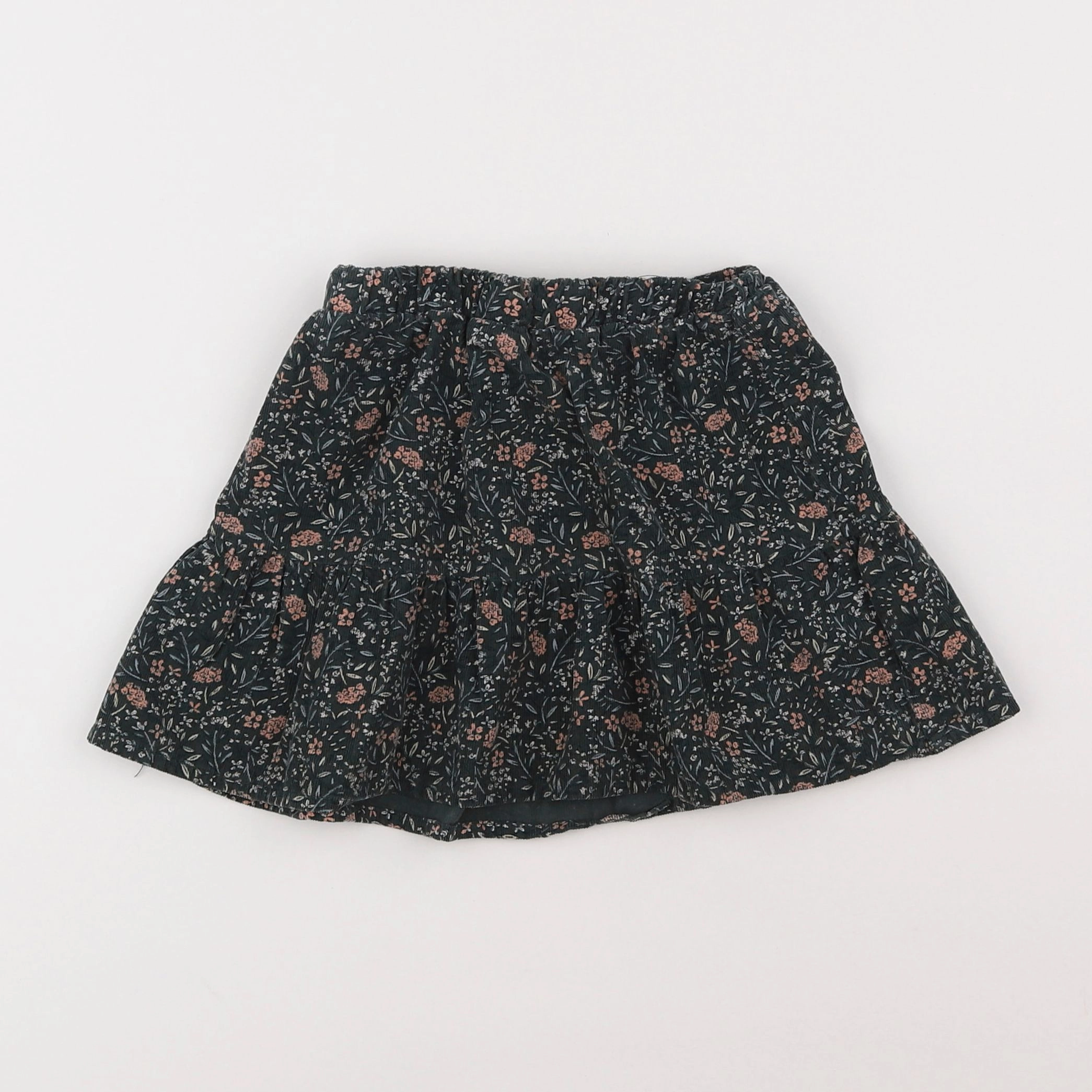 Vertbaudet - jupe vert, rose - 4 ans