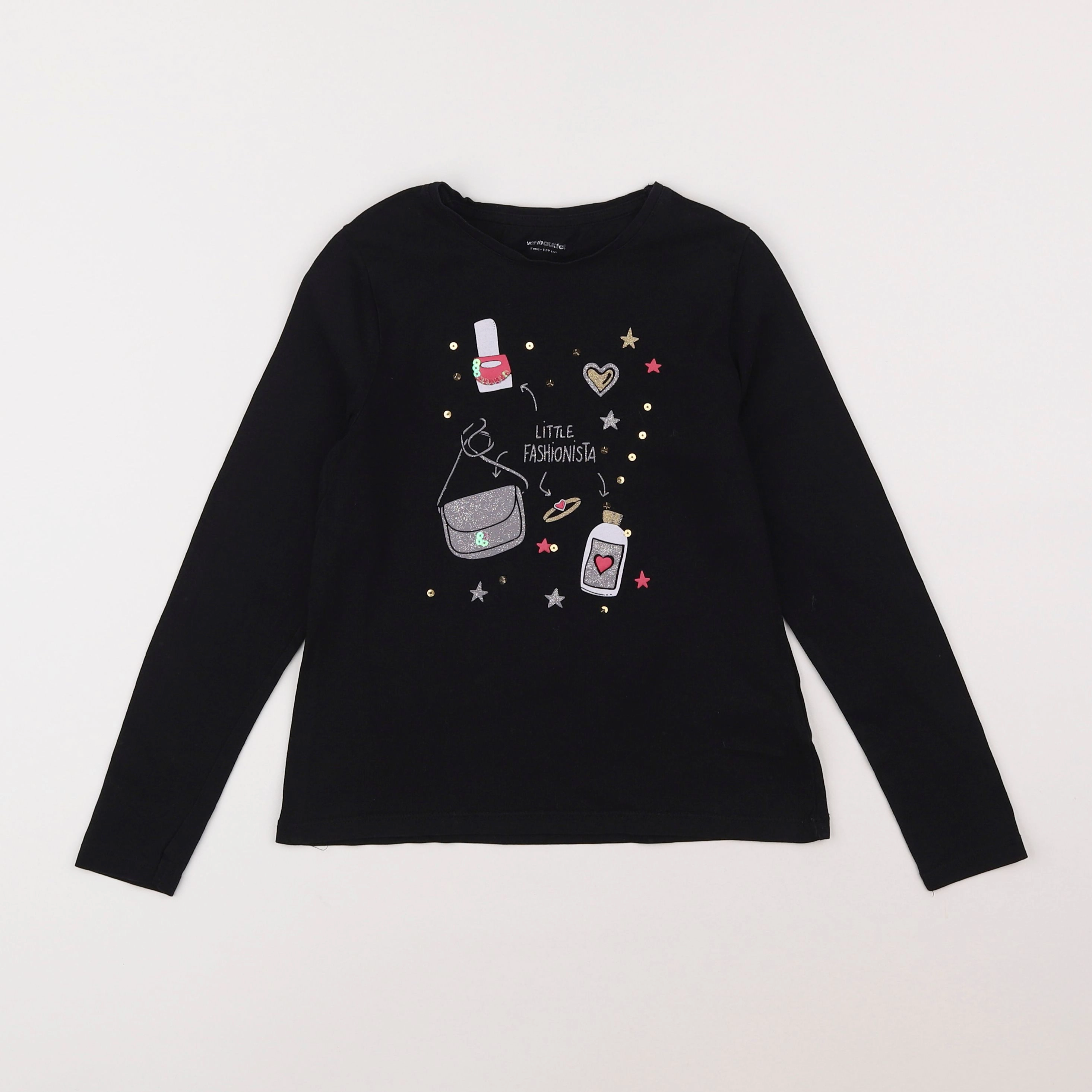 Vertbaudet - tee-shirt noir - 3 ans