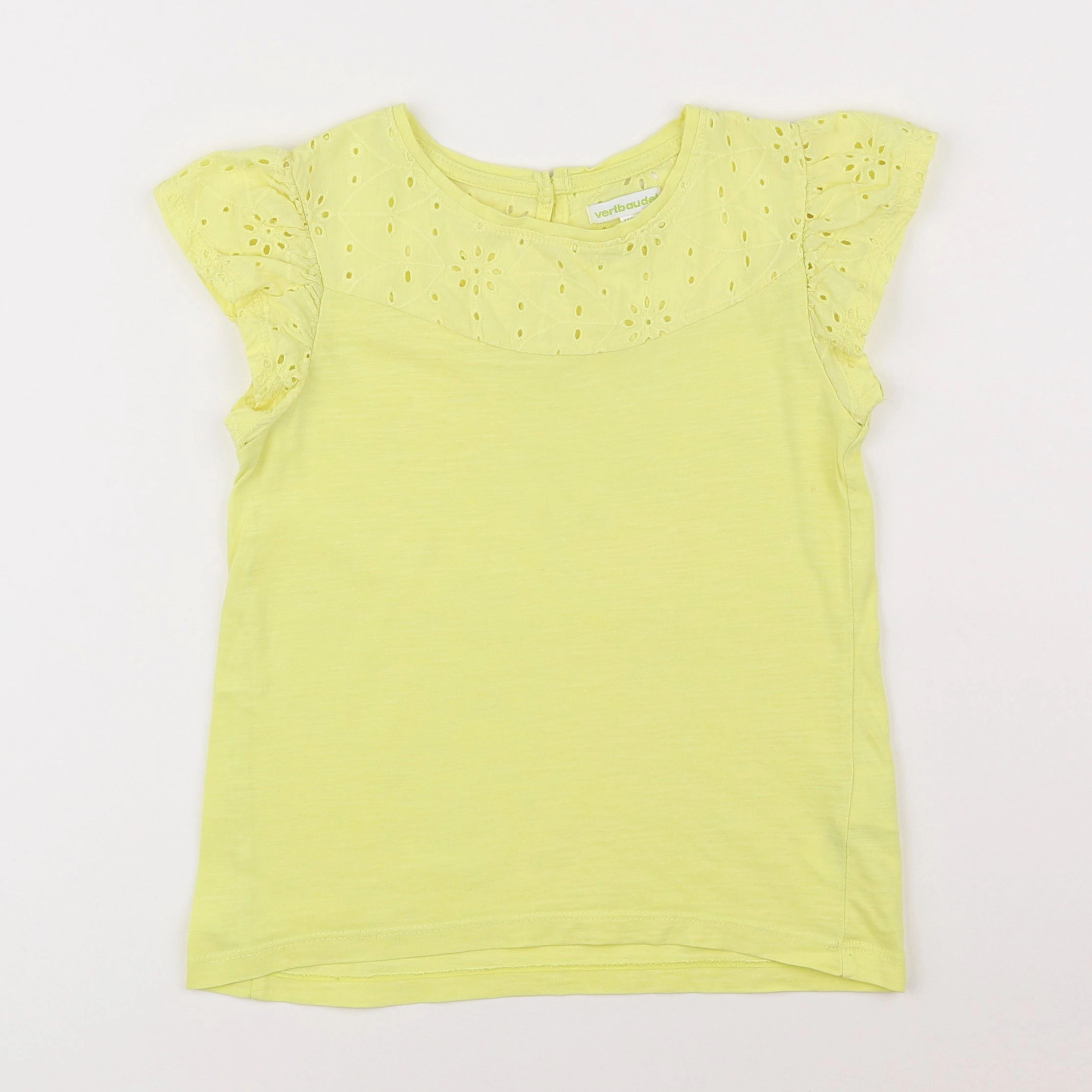 Vertbaudet - tee-shirt jaune - 8 ans