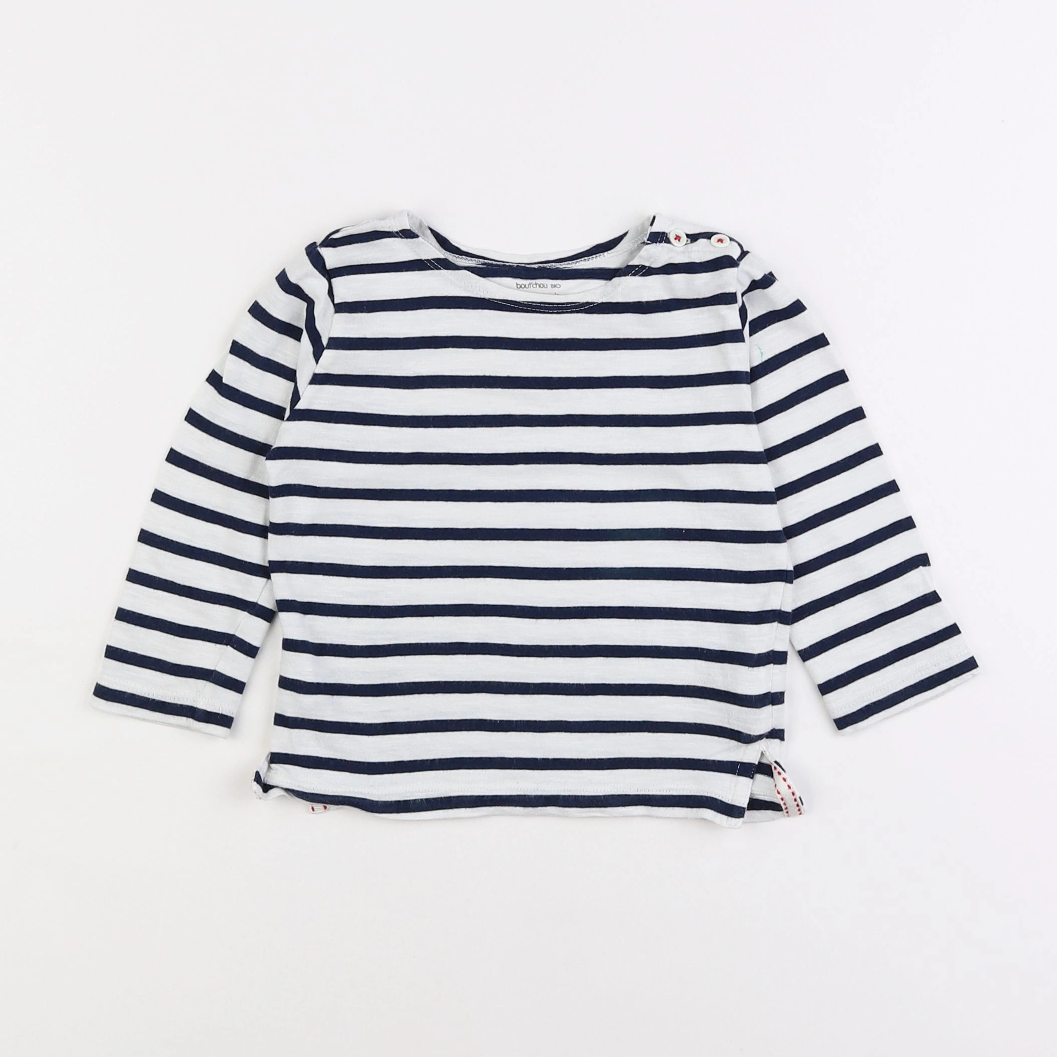 Boutchou - tee-shirt bleu - 2 ans