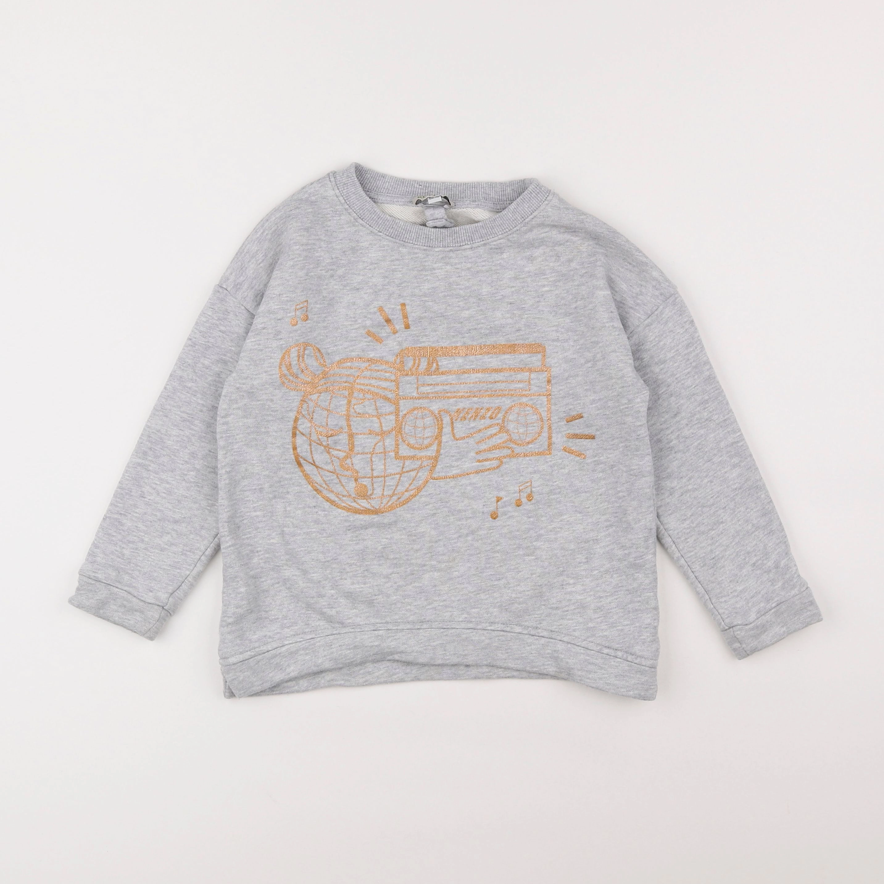 Kenzo - sweat gris - 5 ans