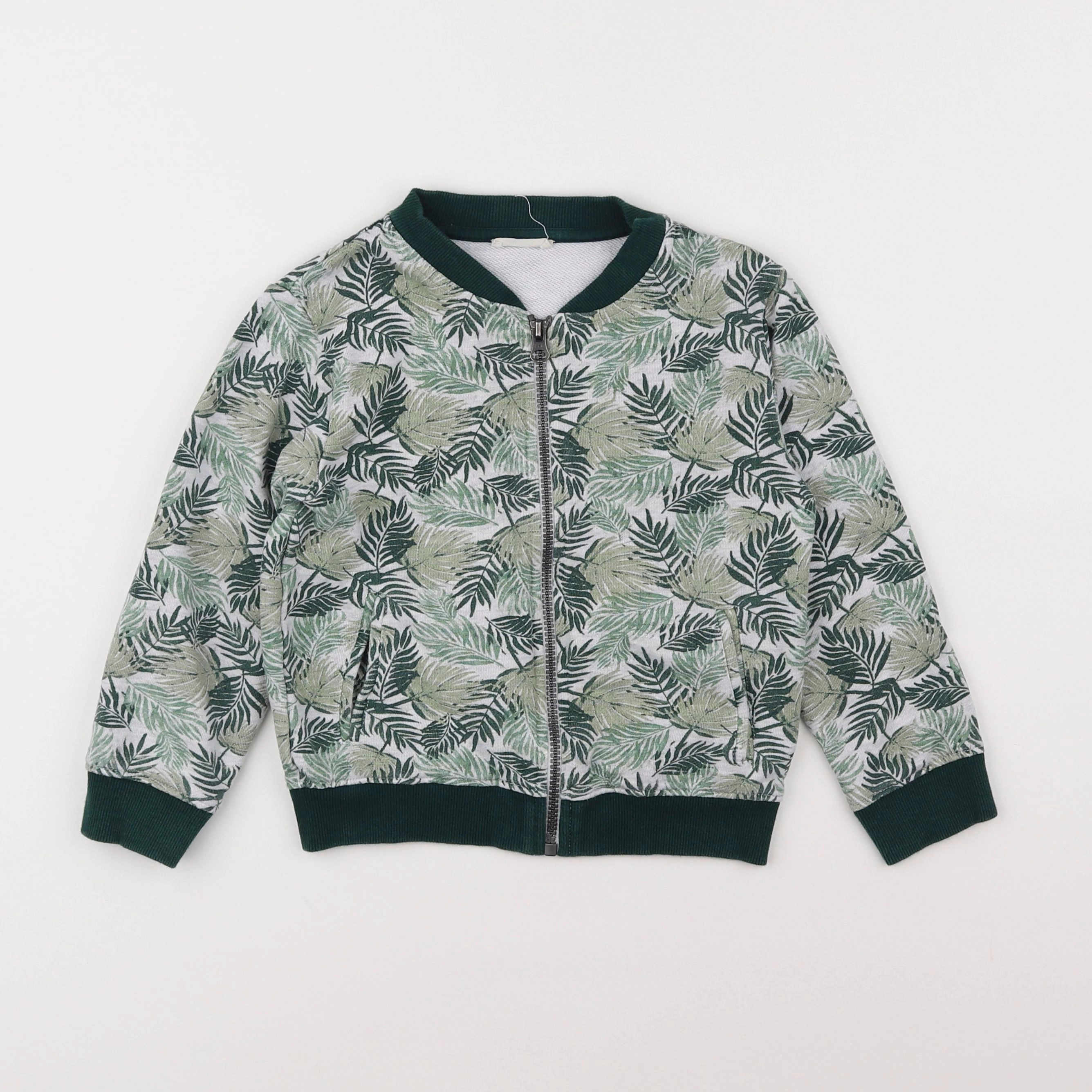 Little Cigogne - sweat vert - 5 ans