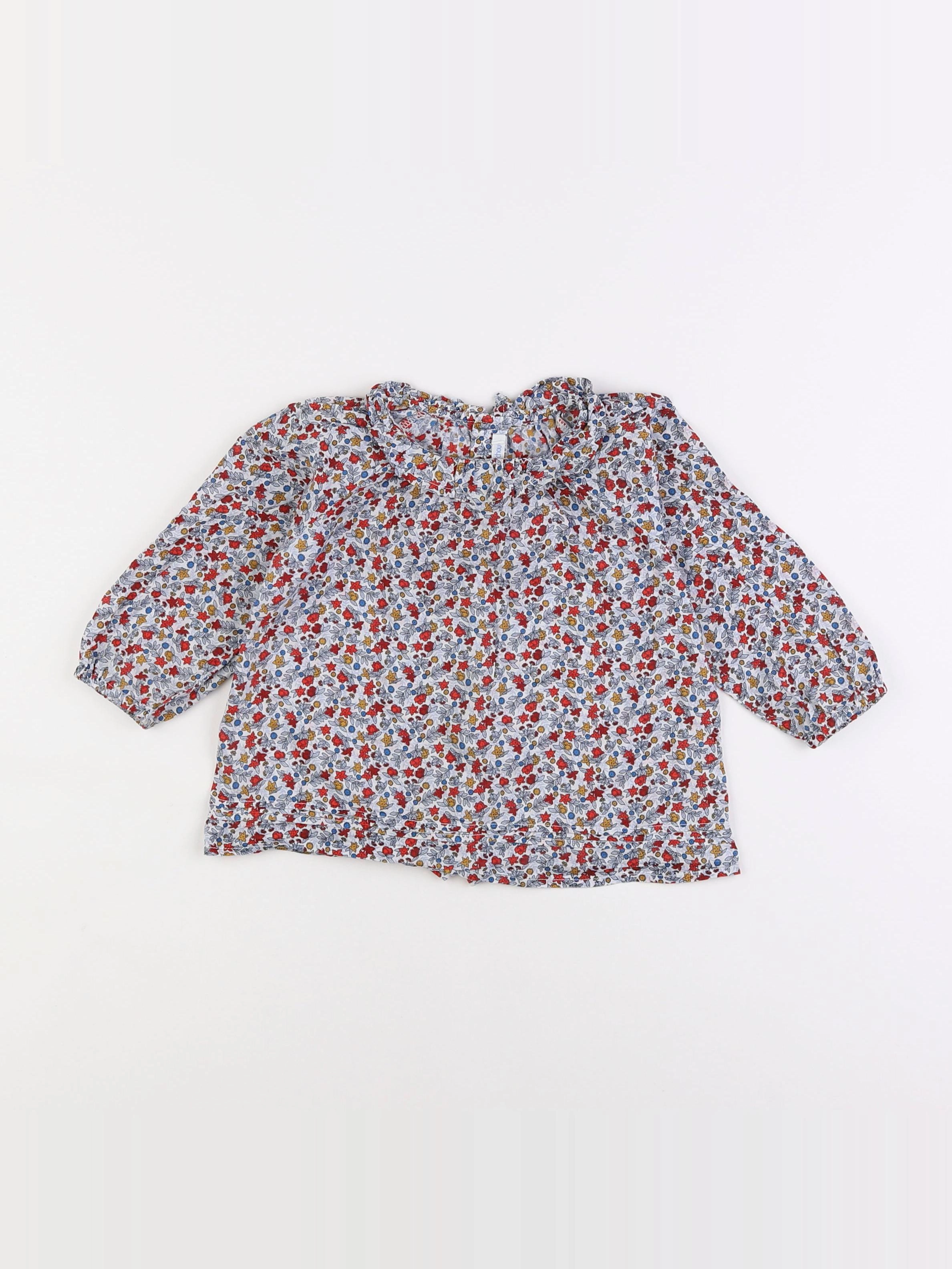 Boutchou - blouse multicolore - 18 mois