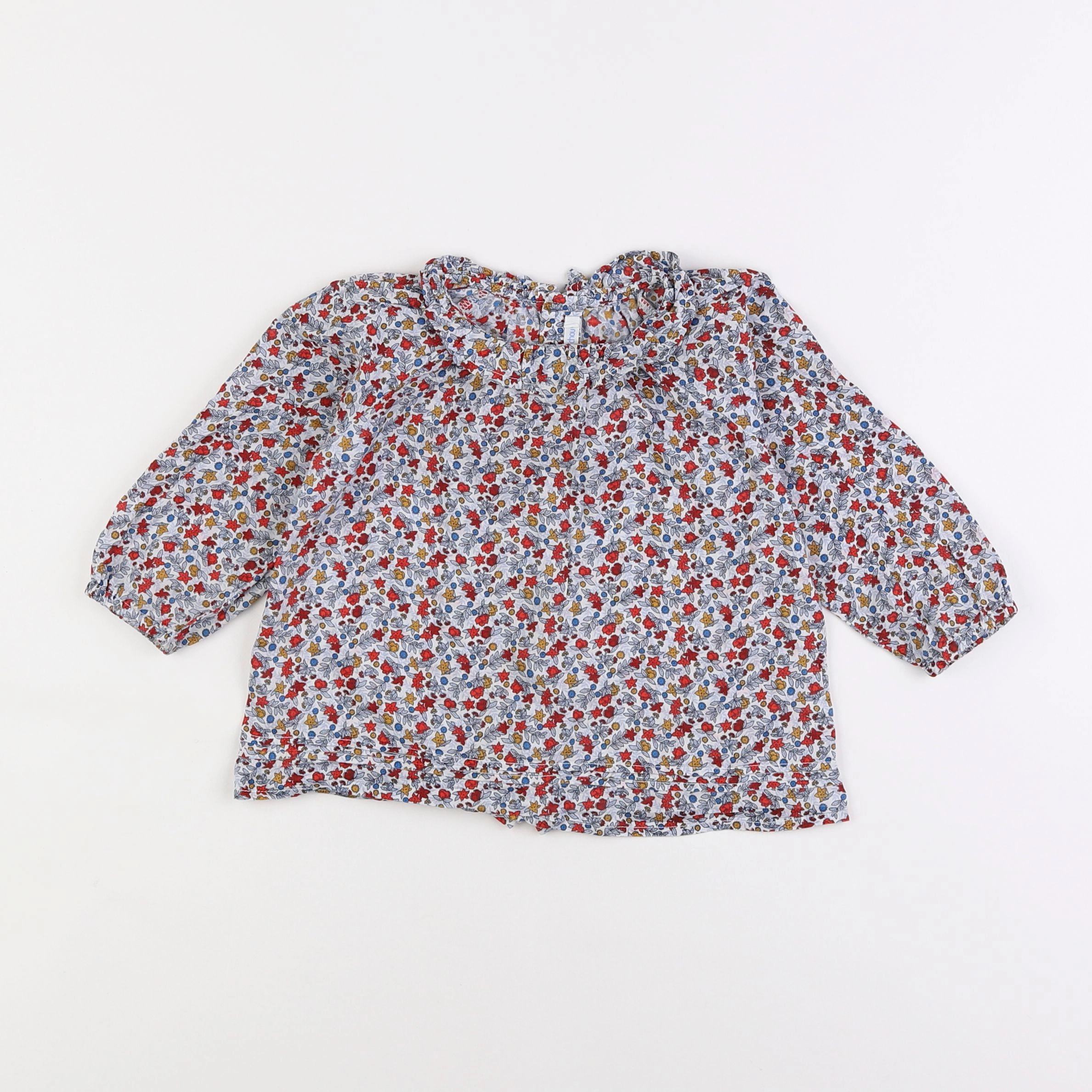 Boutchou - blouse multicolore - 18 mois