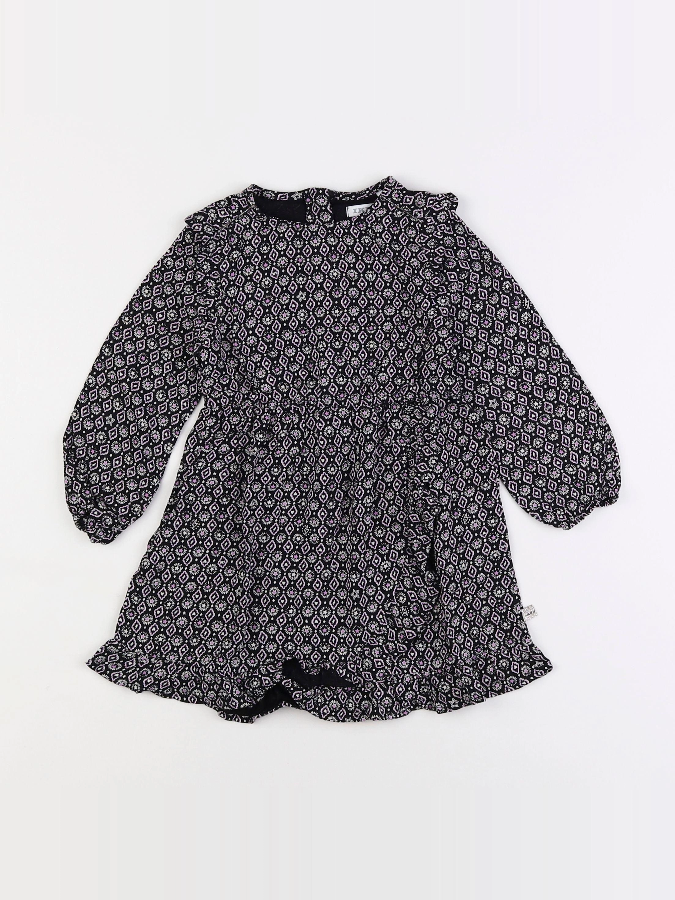 IKKS - robe noir - 2 ans