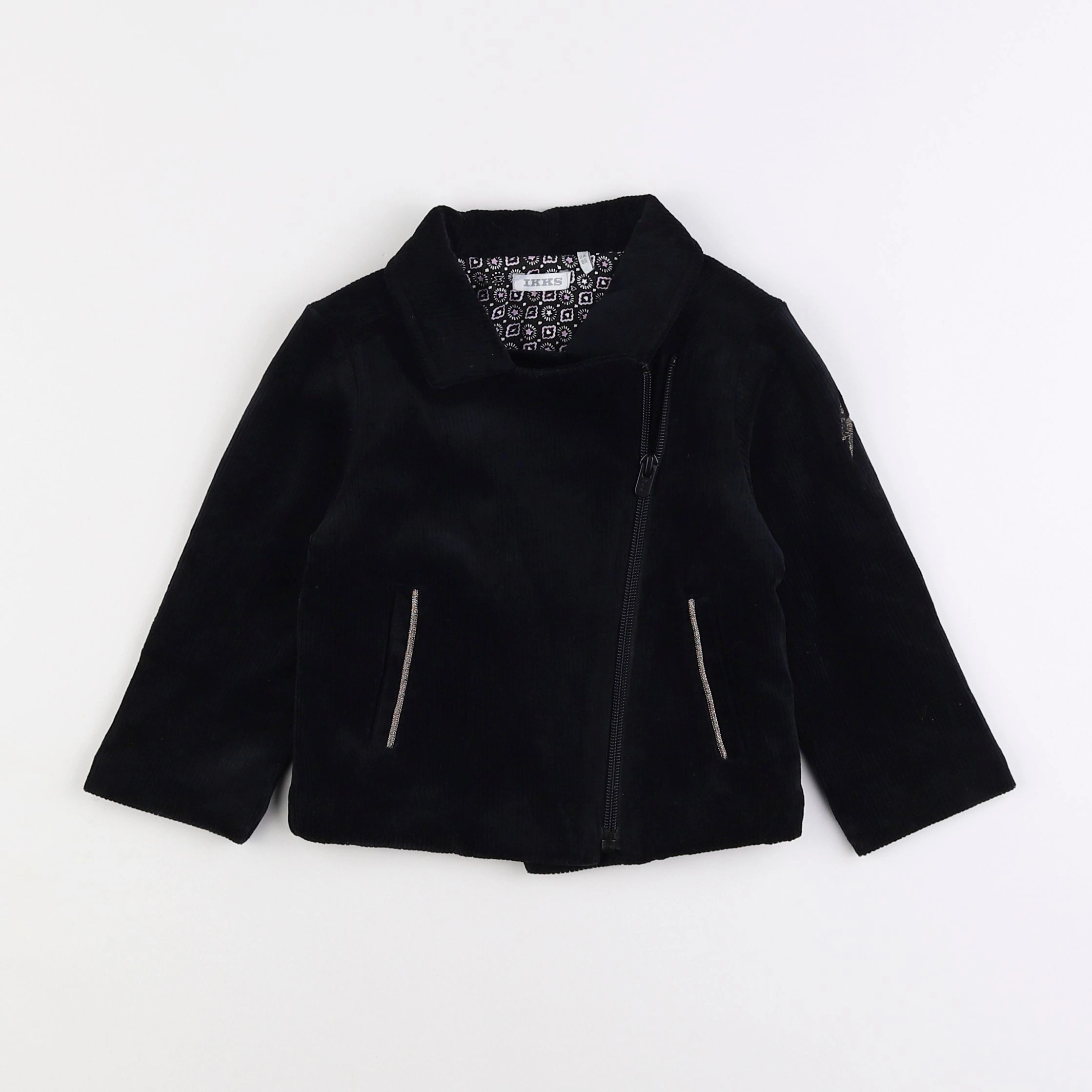 IKKS - veste doublé noir - 2 ans