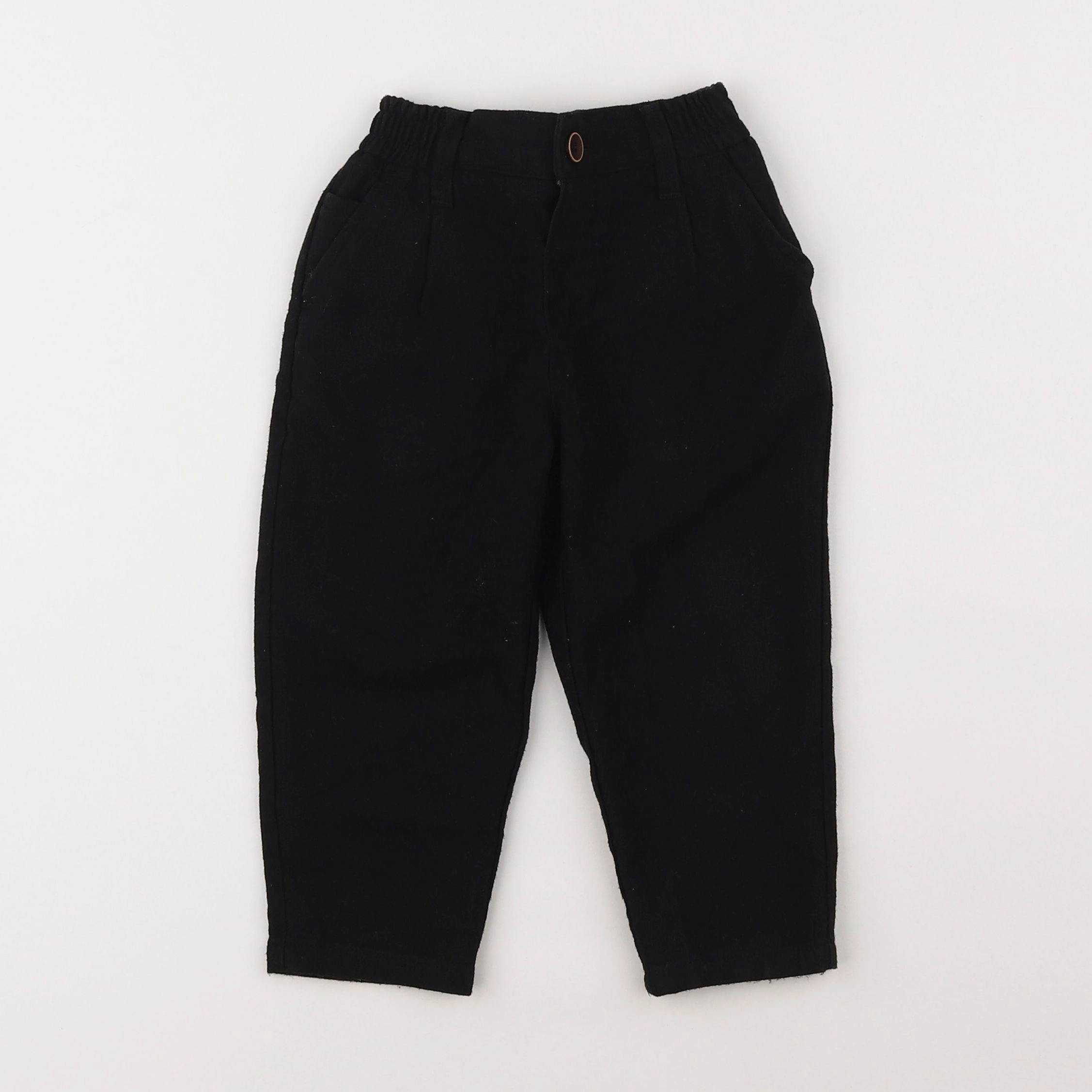 Zara - pantalon noir - 12/18 mois