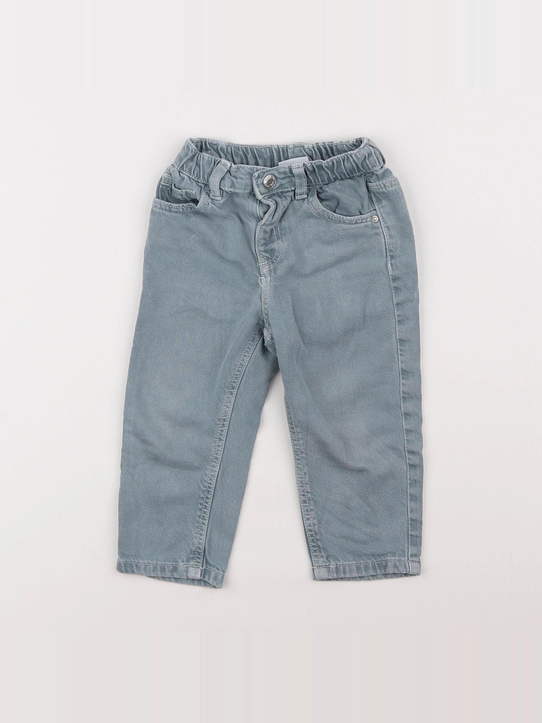 Zara - pantalon vert - 12/18 mois