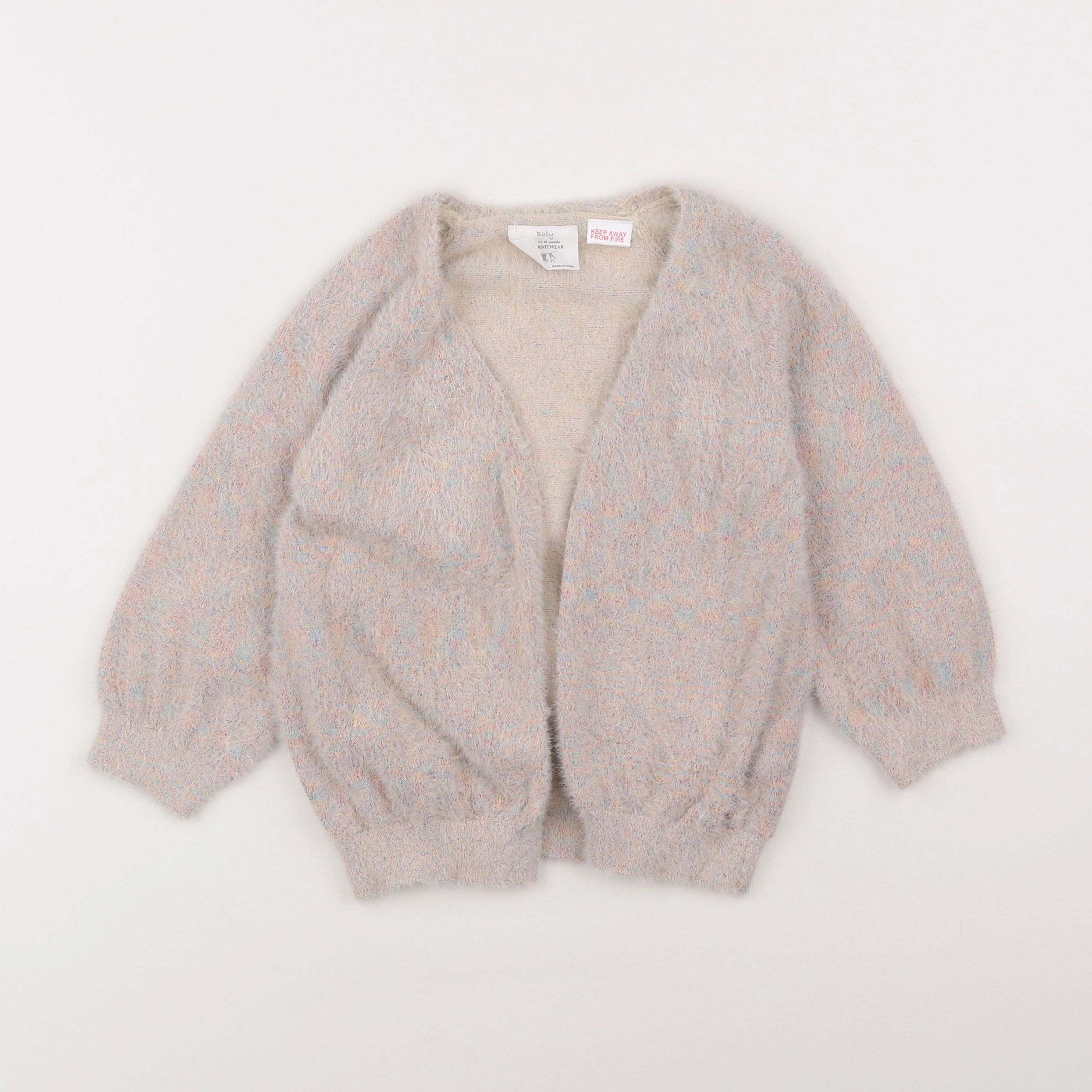 Zara - gilet beige - 12/18 mois