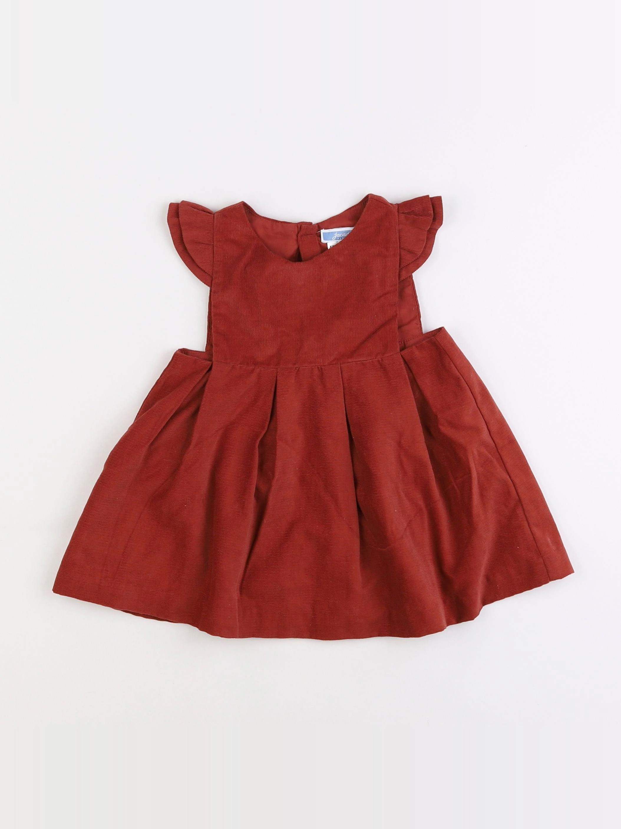 Jacadi - robe rouge - 12 mois