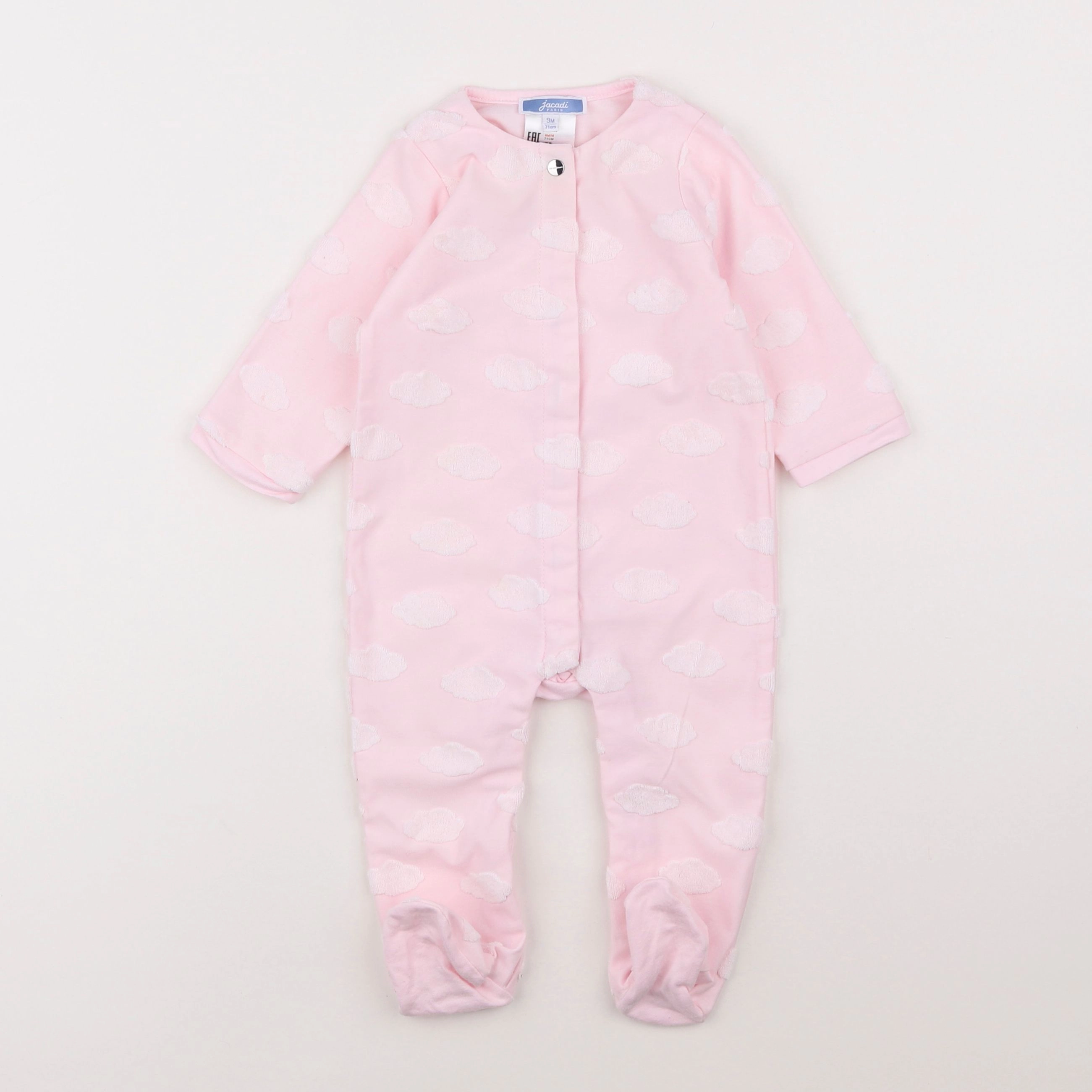 Jacadi - pyjama coton rose - 9 mois